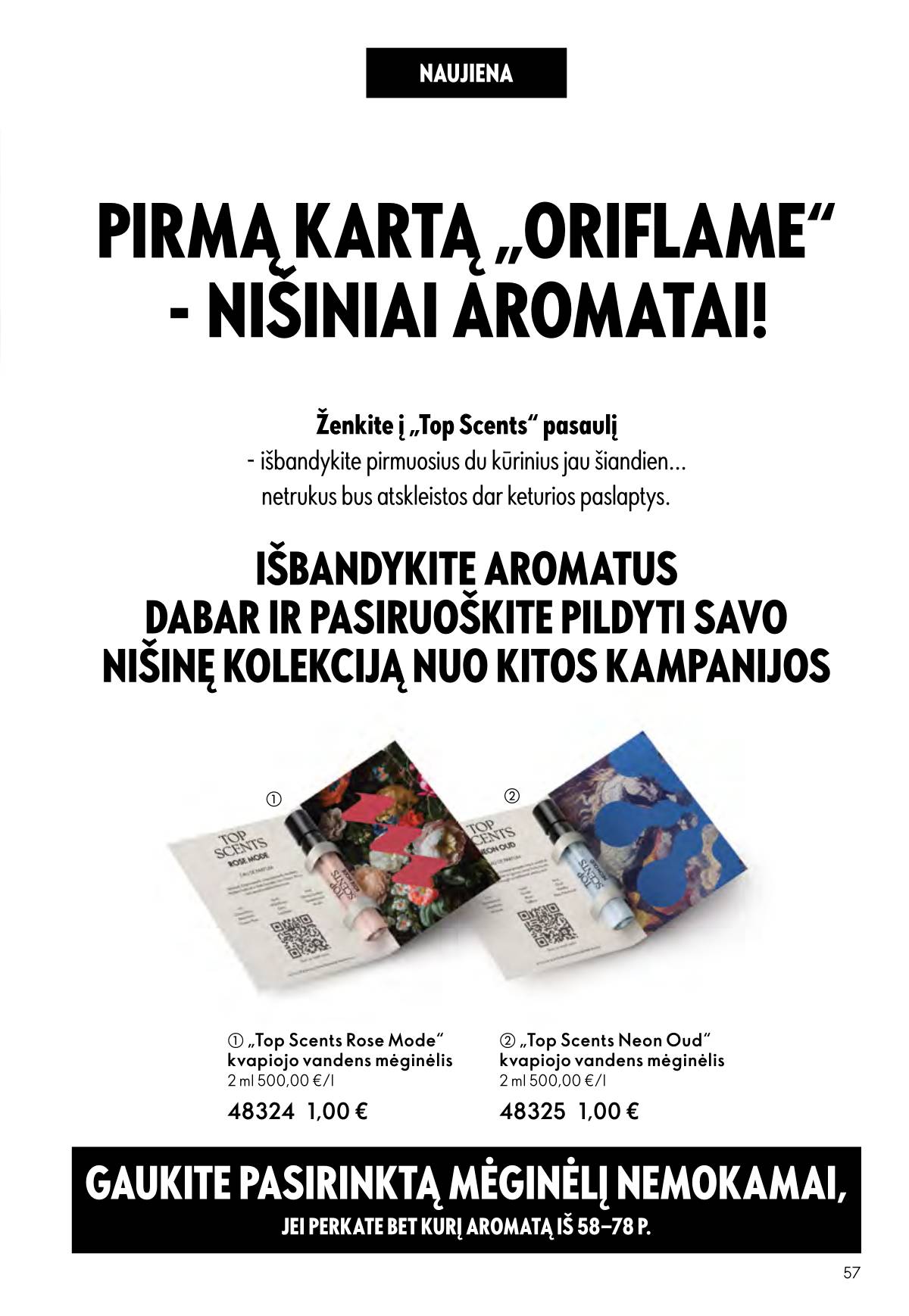 Oriflame - Oriflame akcijų katalogas 57 puslapis