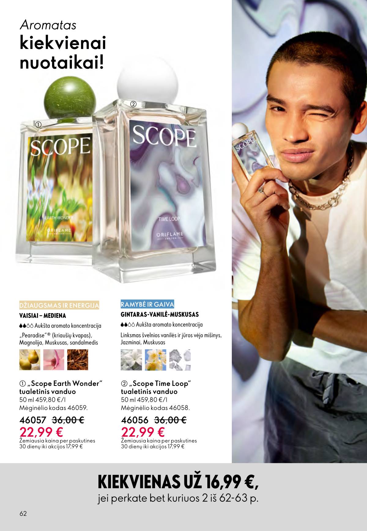 Oriflame - Oriflame akcijų katalogas 62 puslapis