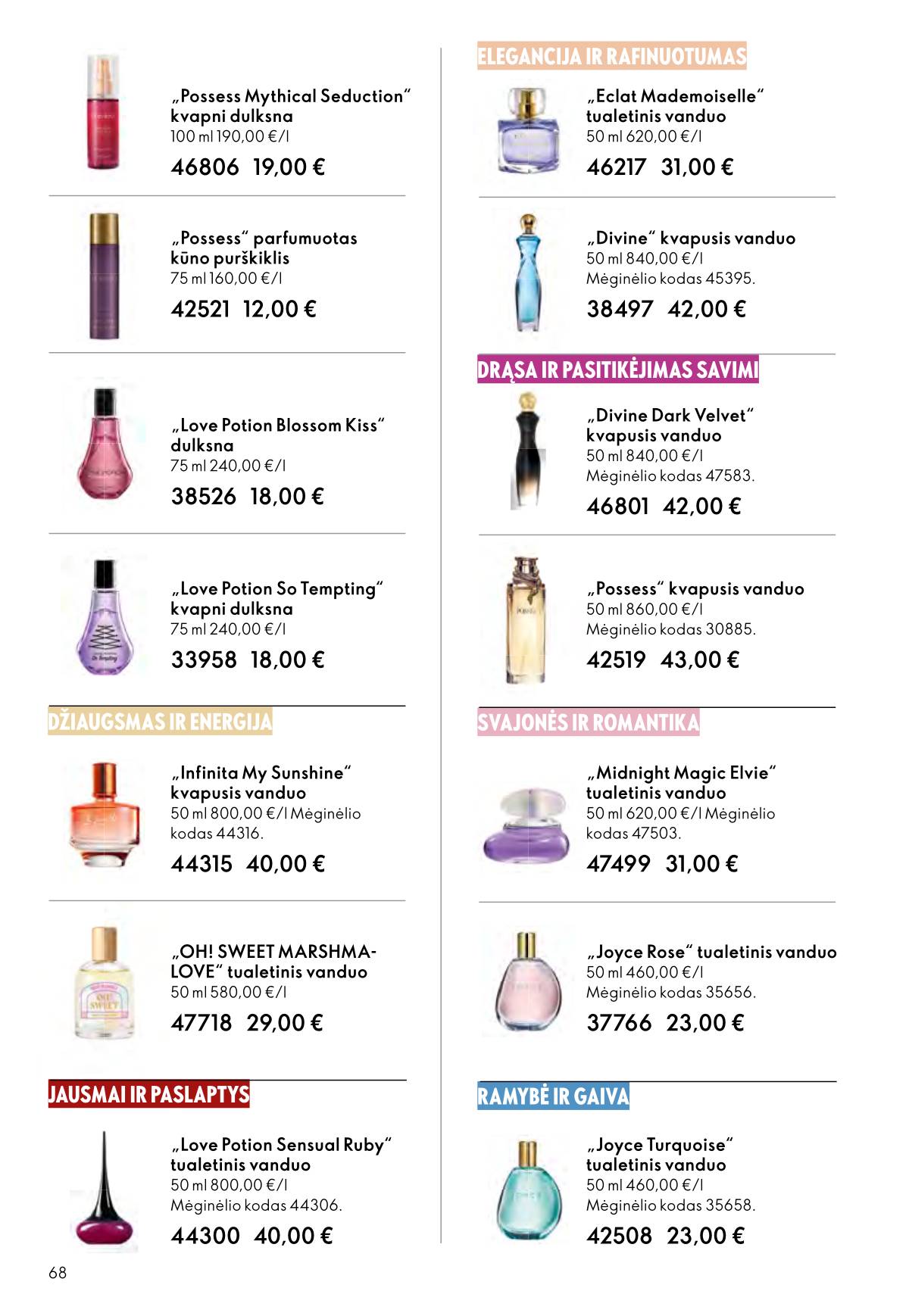 Oriflame - Oriflame akcijų katalogas 68 puslapis