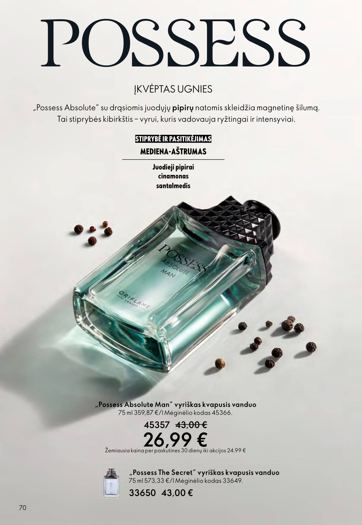 Oriflame - Oriflame akcijų katalogas 70 puslapis