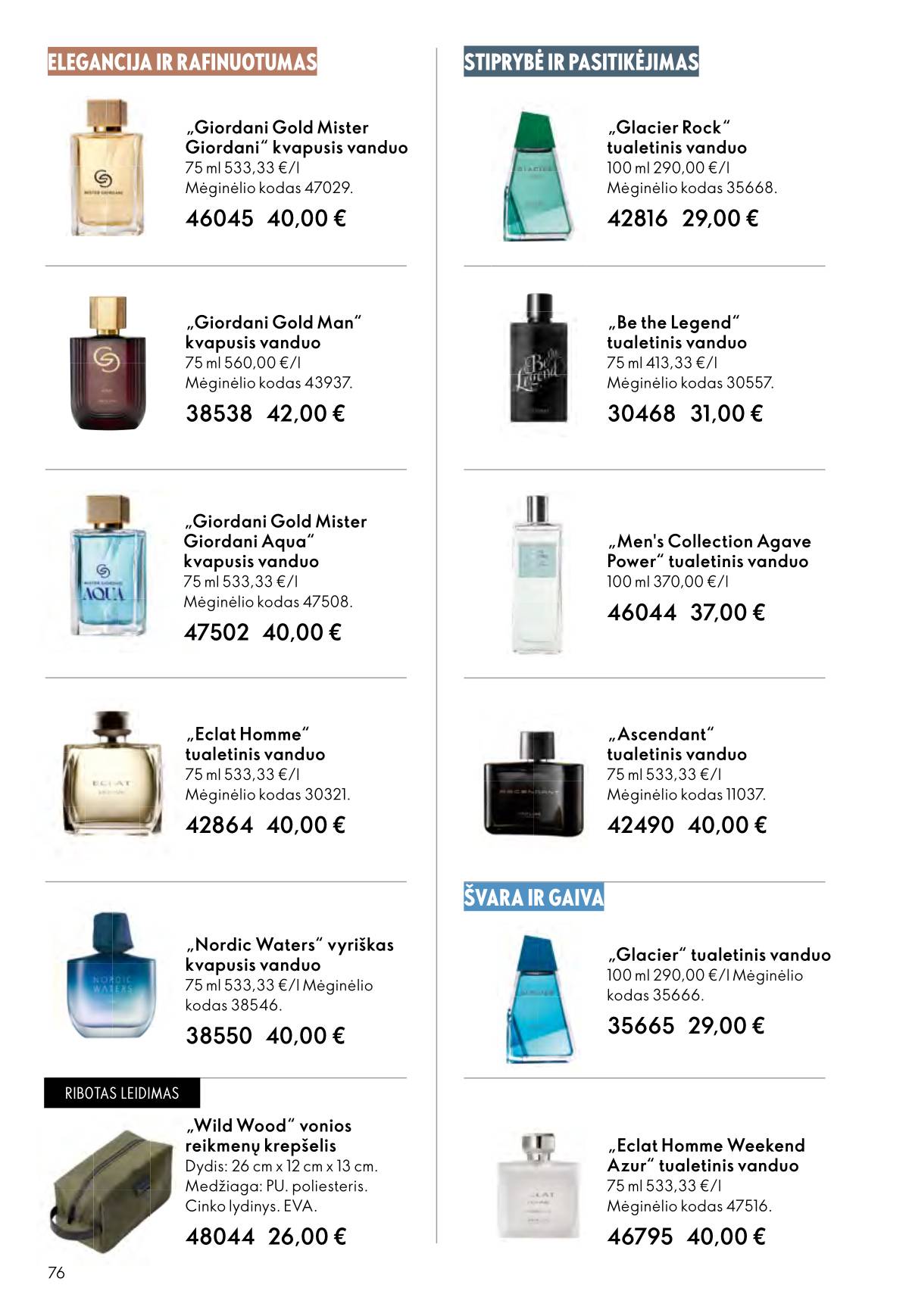 Oriflame - Oriflame akcijų katalogas 76 puslapis