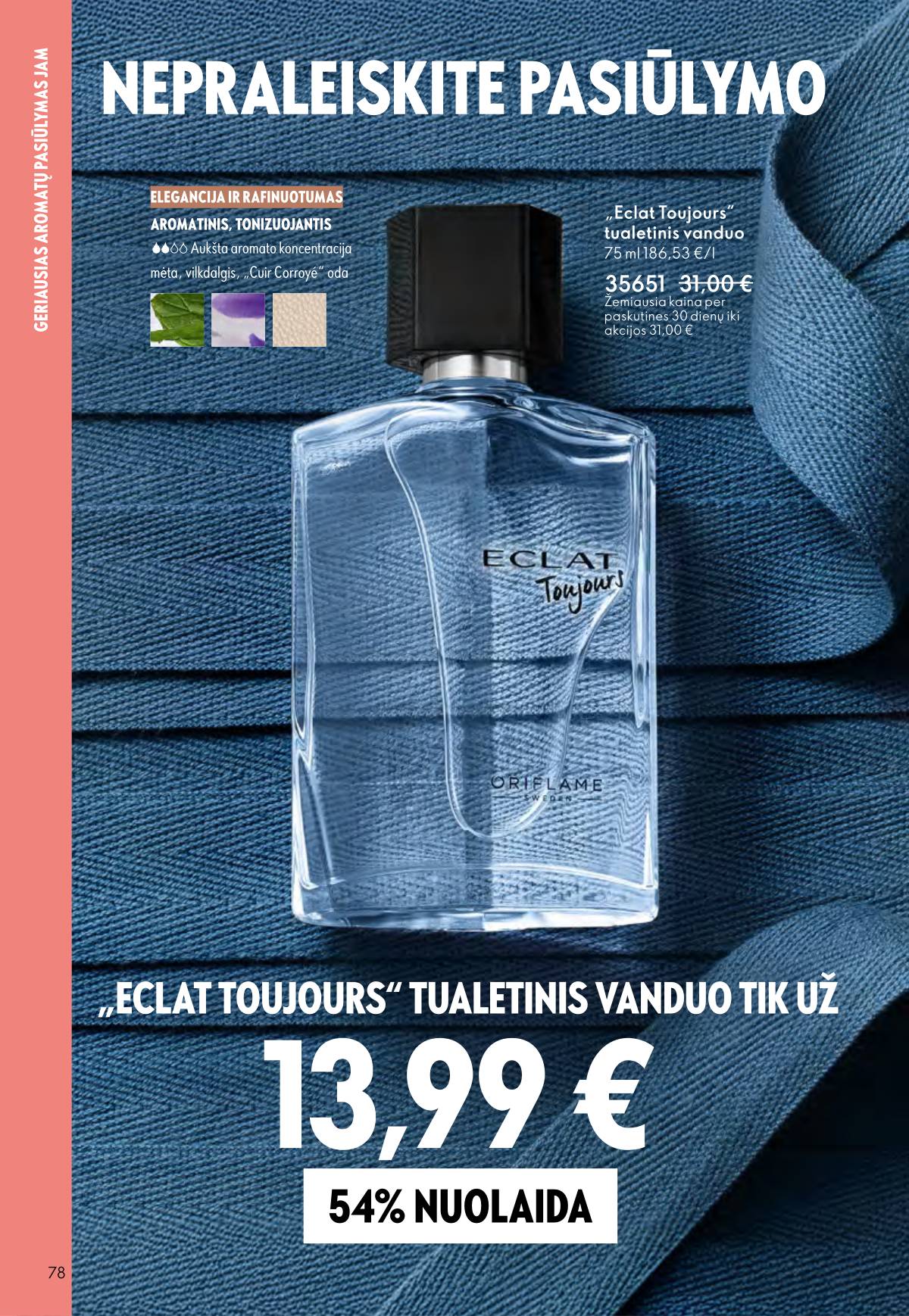 Oriflame - Oriflame akcijų katalogas 78 puslapis