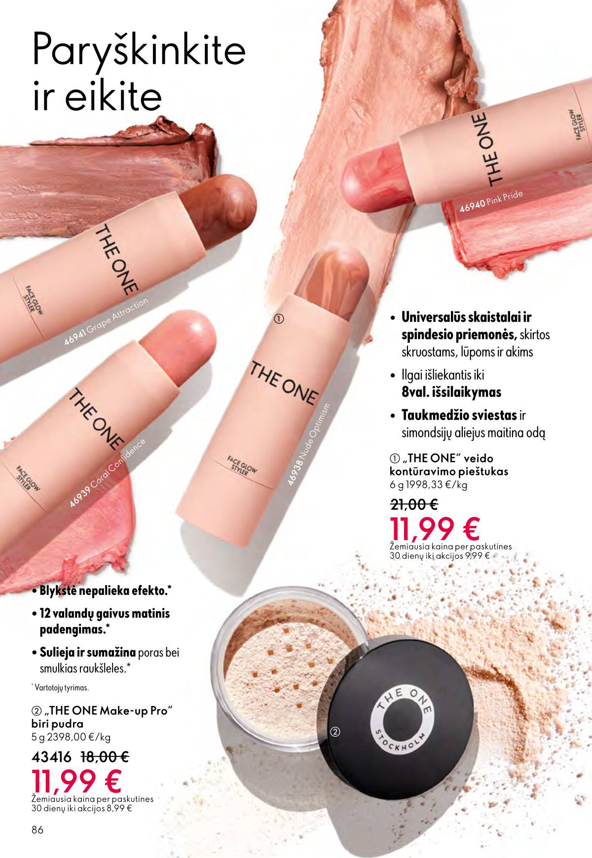 Oriflame - Oriflame akcijų katalogas 86 puslapis