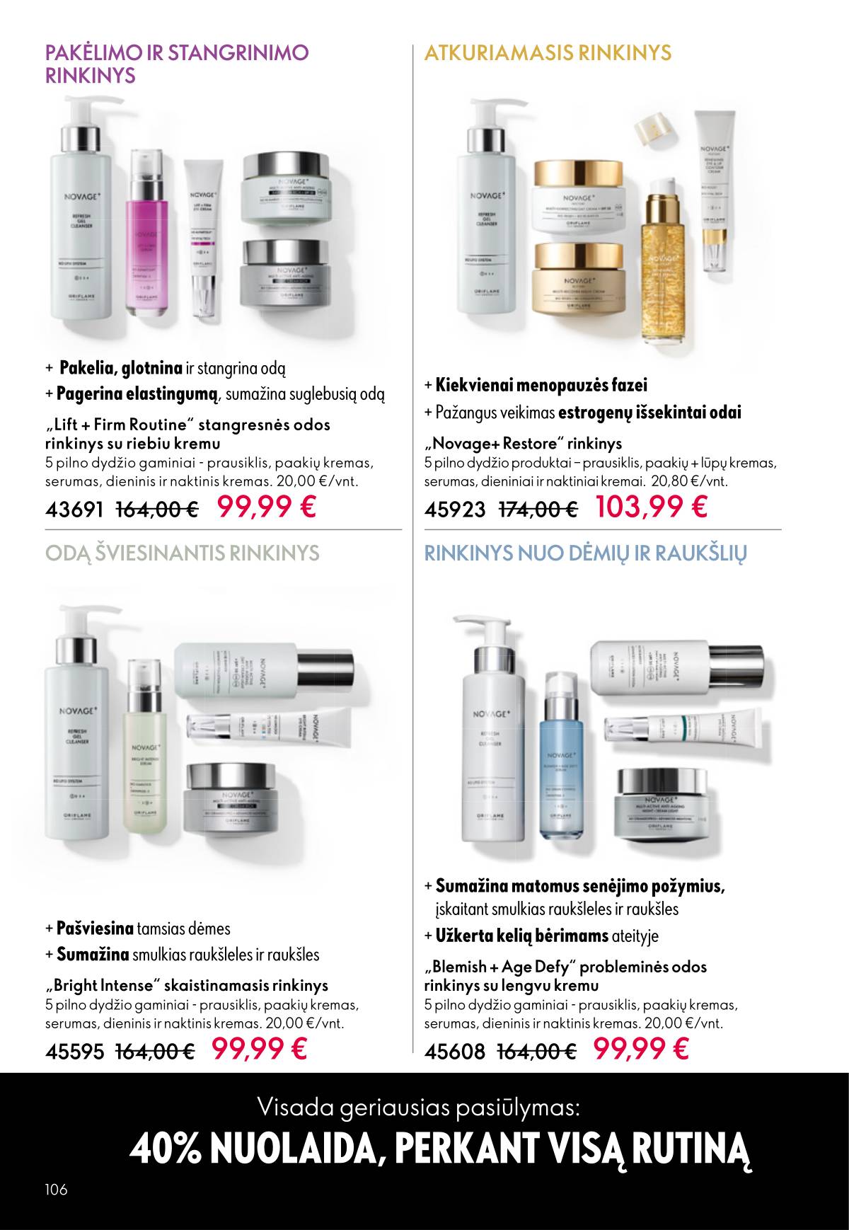 Oriflame - Oriflame akcijų katalogas 106 puslapis