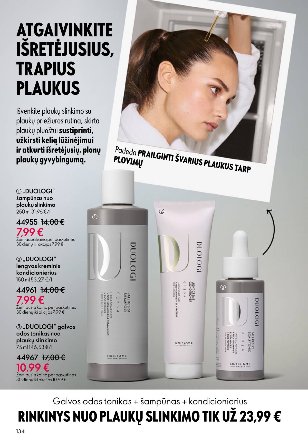 Oriflame - Oriflame akcijų katalogas 134 puslapis