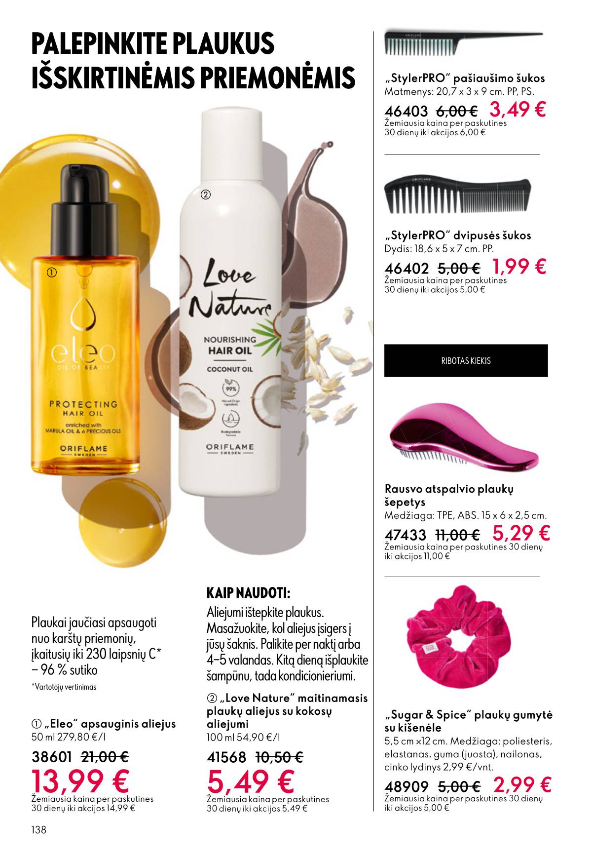 Oriflame - Oriflame akcijų katalogas 138 puslapis