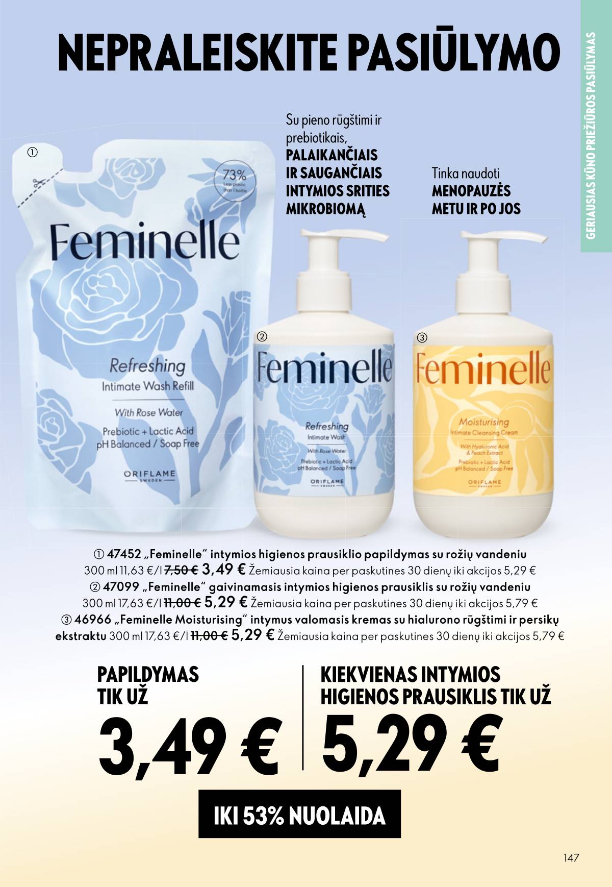 Oriflame - Oriflame akcijų katalogas 147 puslapis