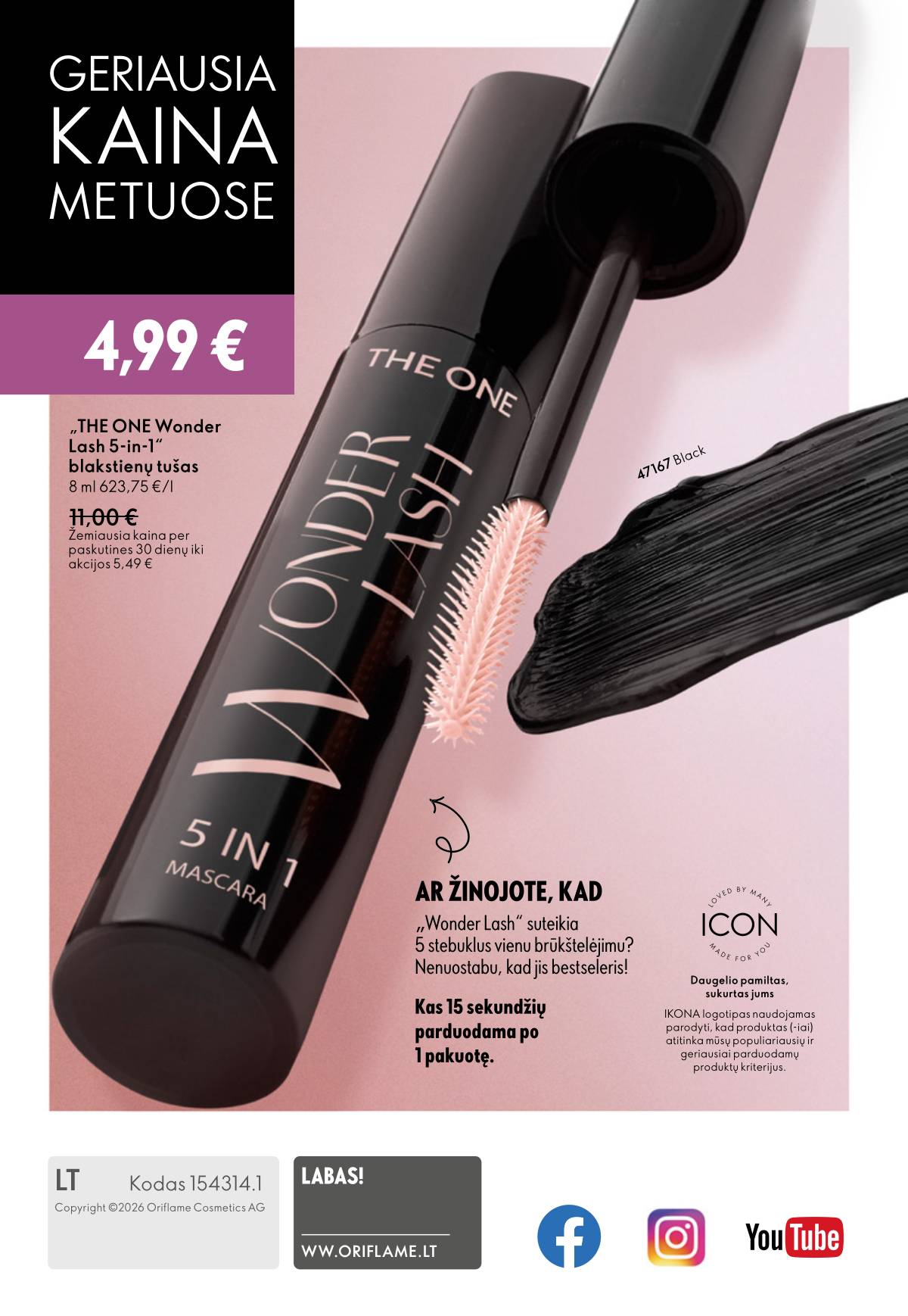 Oriflame - Oriflame akcijų katalogas 164 puslapis