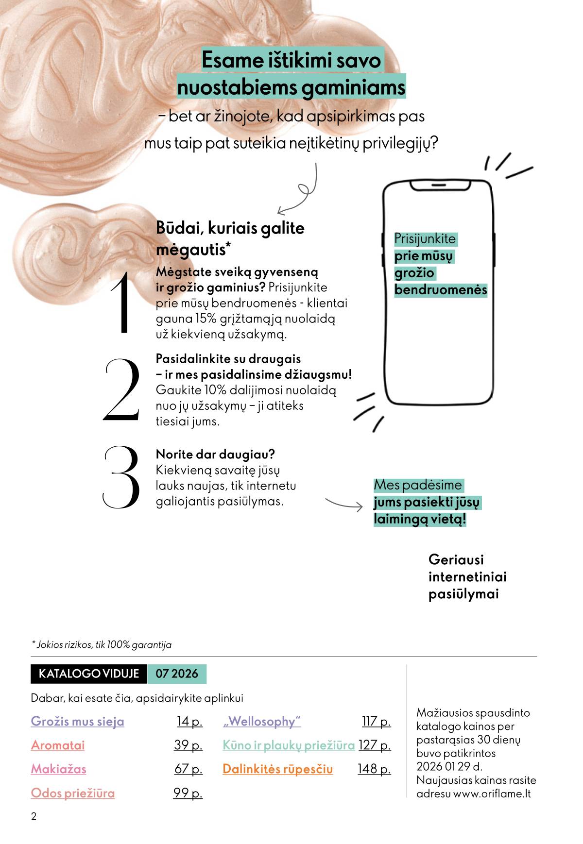Oriflame - Oriflame akcijų katalogas 2 puslapis