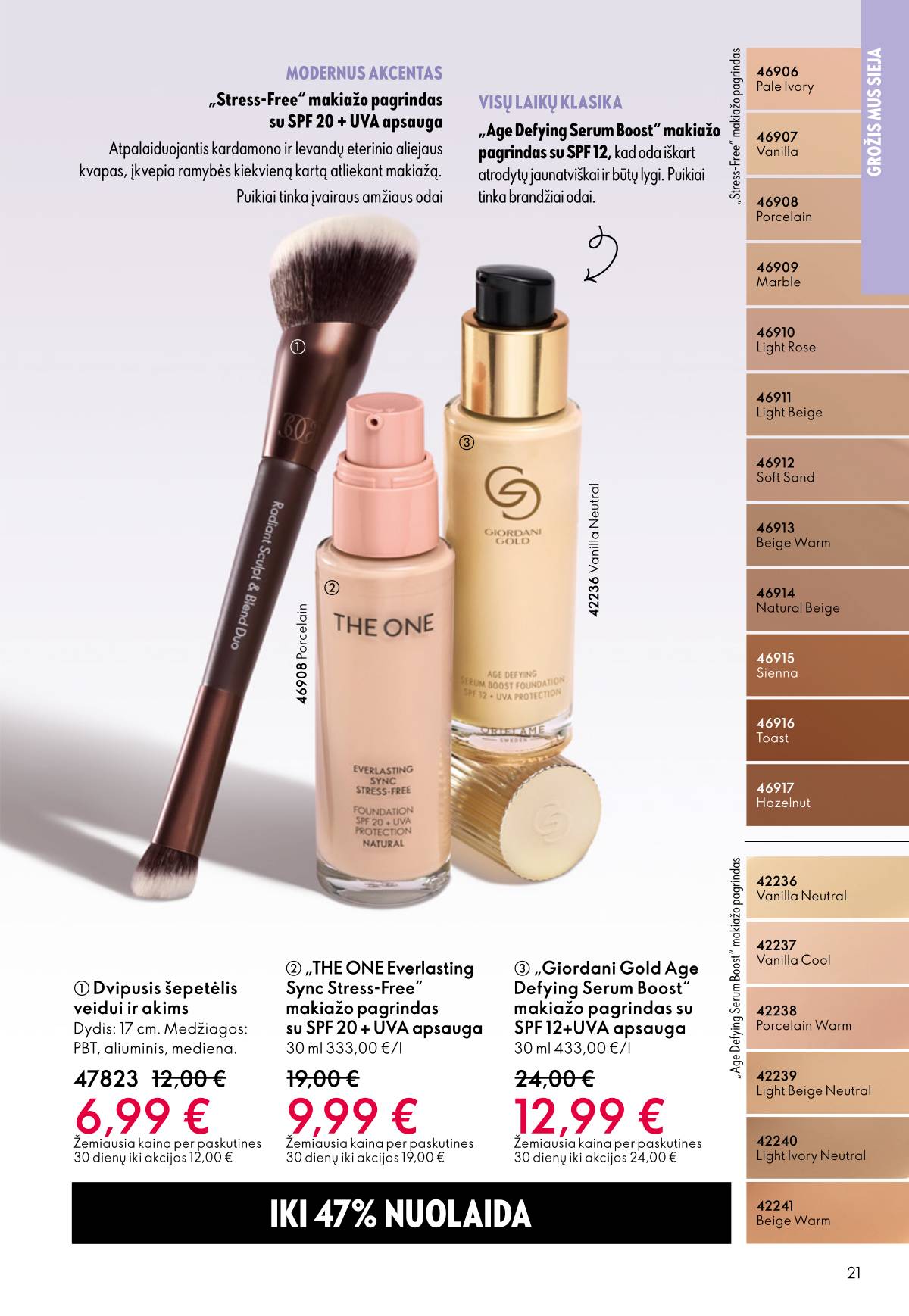 Oriflame - Oriflame akcijų katalogas 21 puslapis