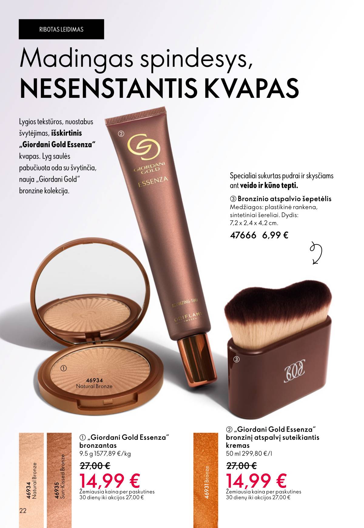 Oriflame - Oriflame akcijų katalogas 22 puslapis