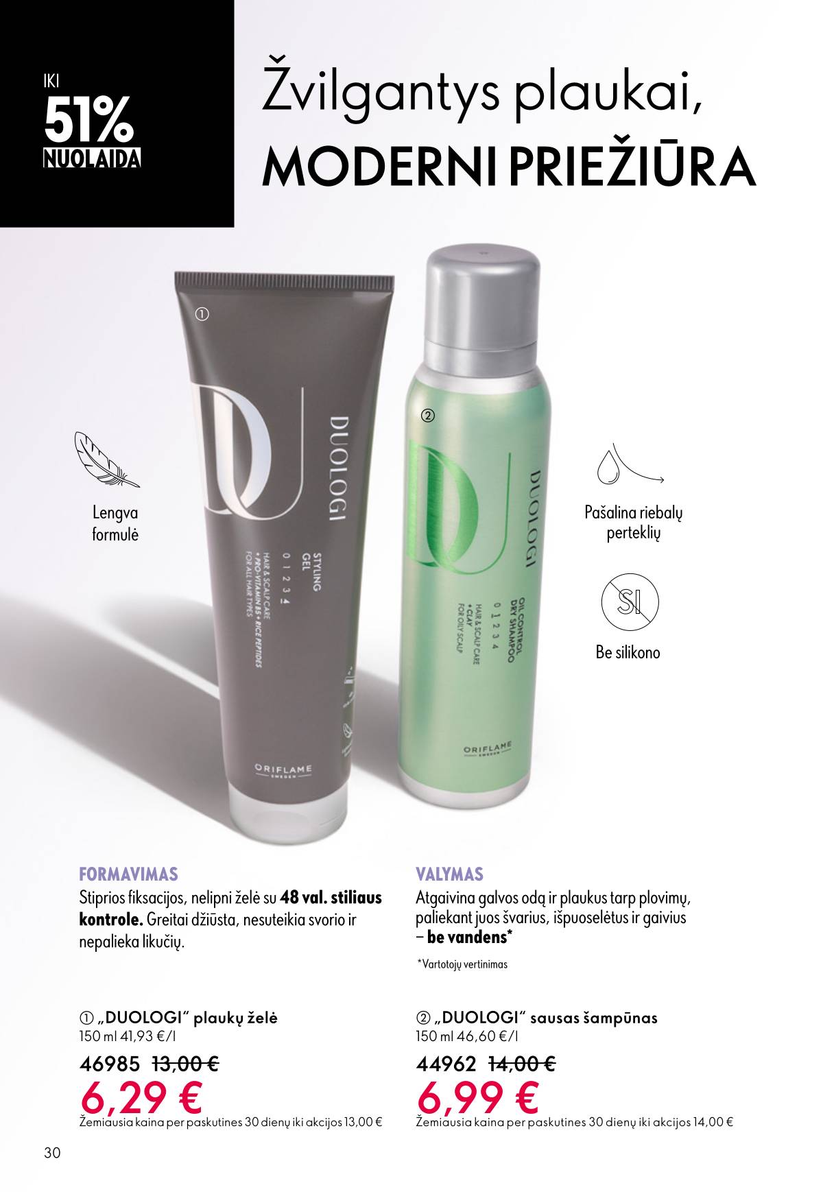 Oriflame - Oriflame akcijų katalogas 30 puslapis