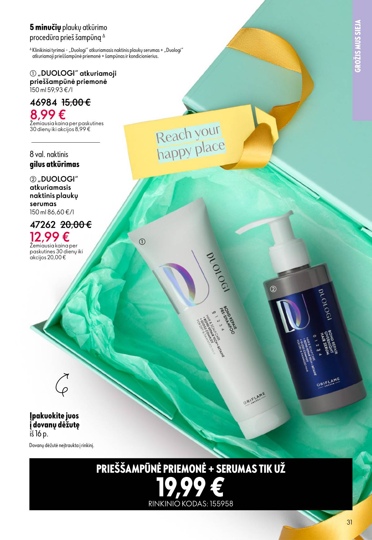 Oriflame - Oriflame akcijų katalogas 31 puslapis