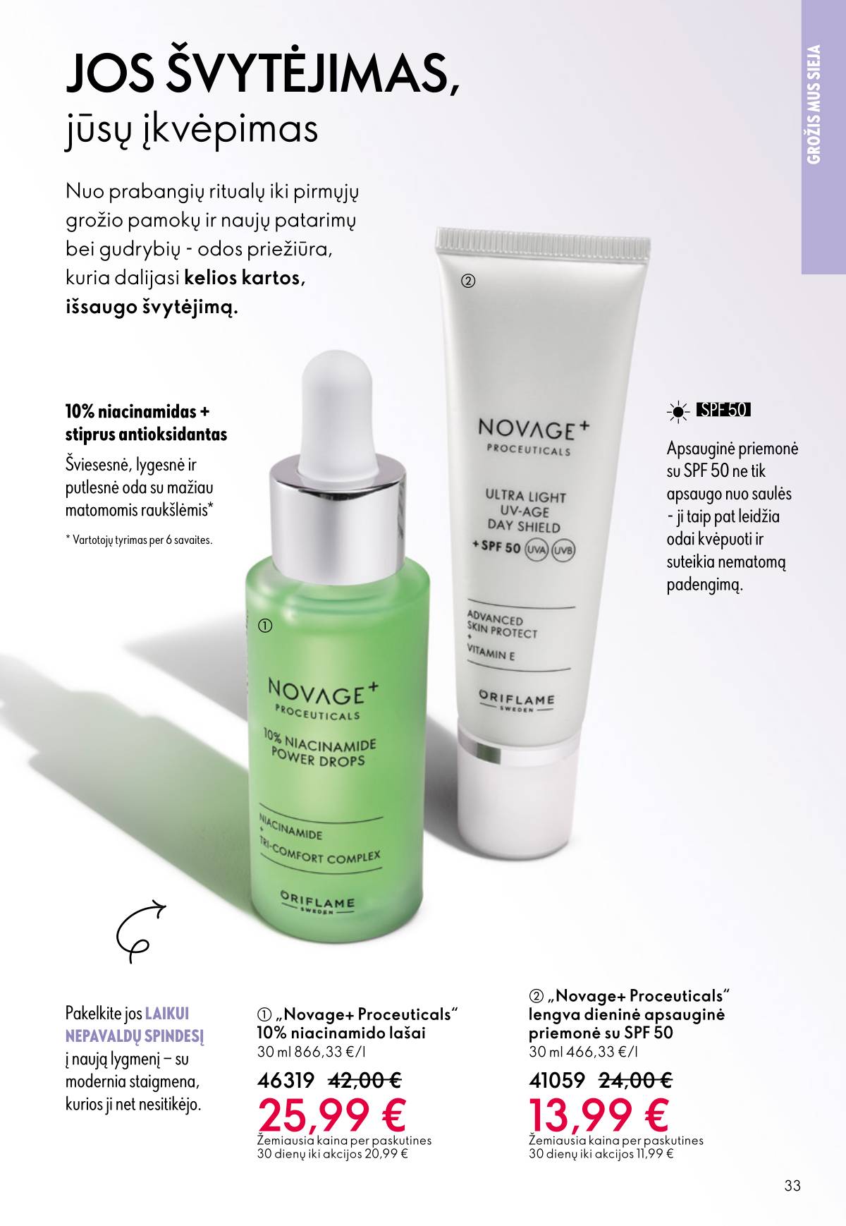 Oriflame - Oriflame akcijų katalogas 33 puslapis