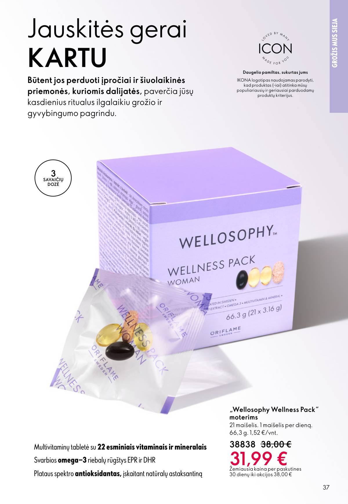 Oriflame - Oriflame akcijų katalogas 37 puslapis