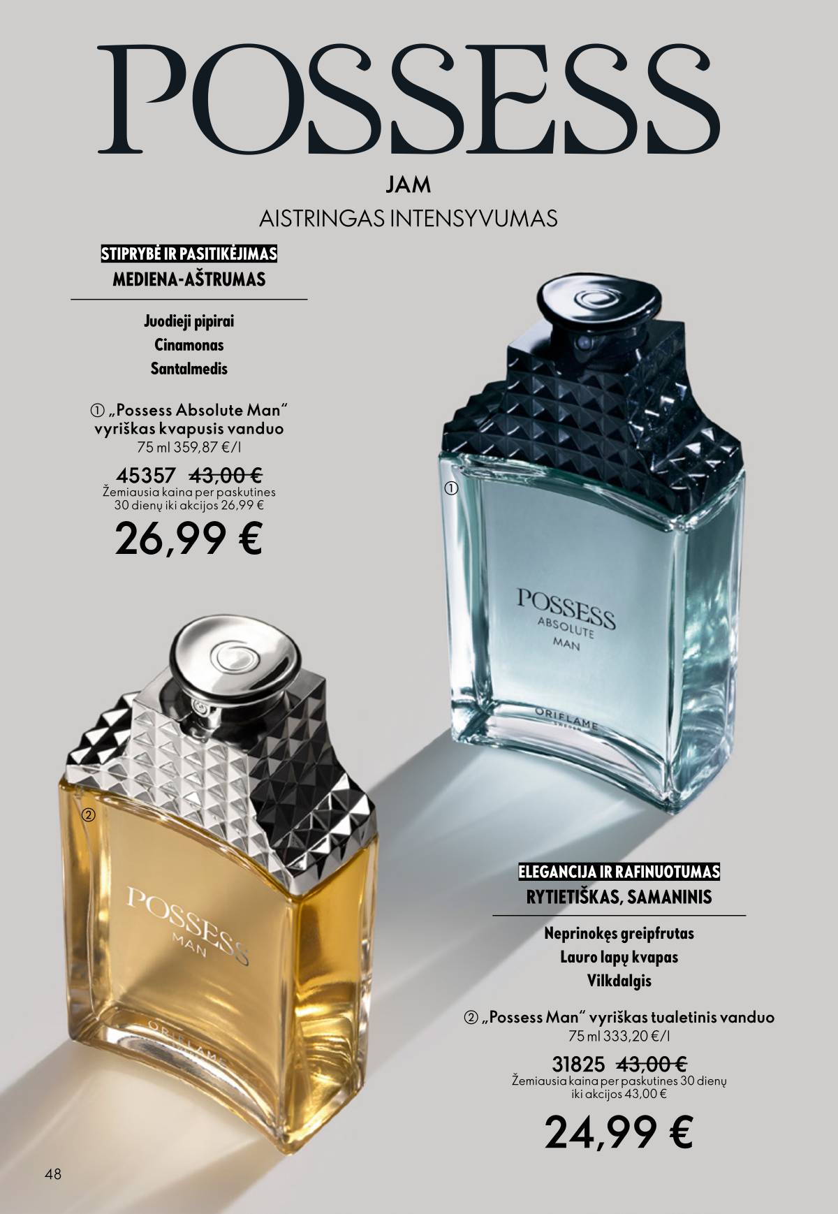 Oriflame - Oriflame akcijų katalogas 48 puslapis
