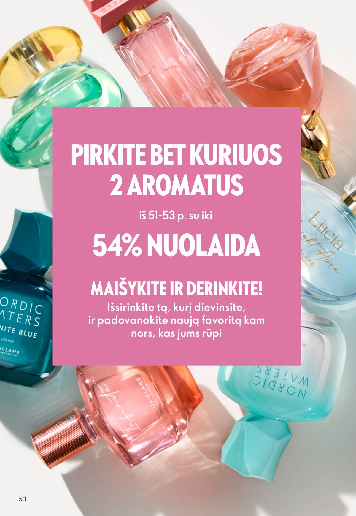 Oriflame - Oriflame akcijų katalogas 50 puslapis