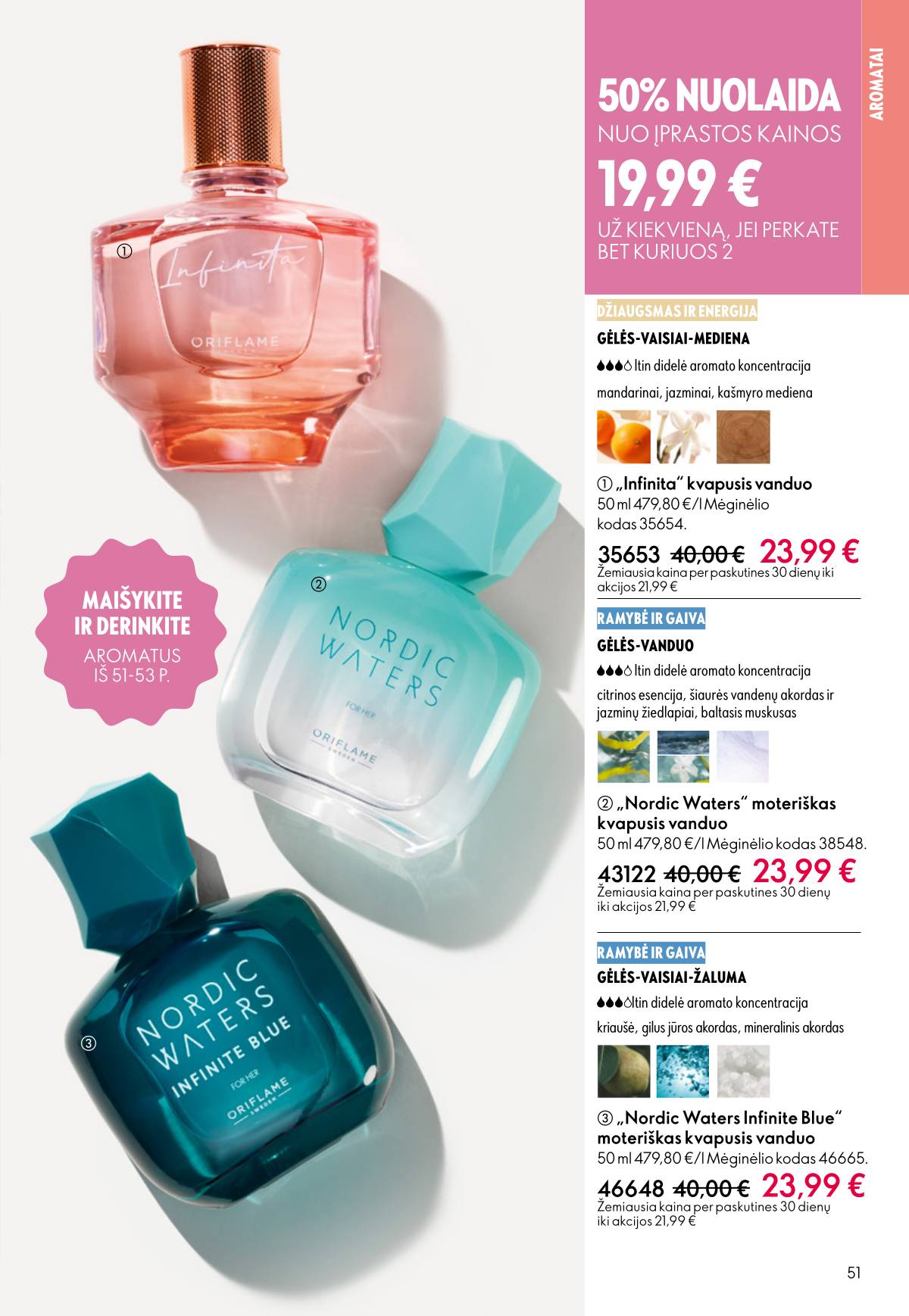 Oriflame - Oriflame akcijų katalogas 51 puslapis