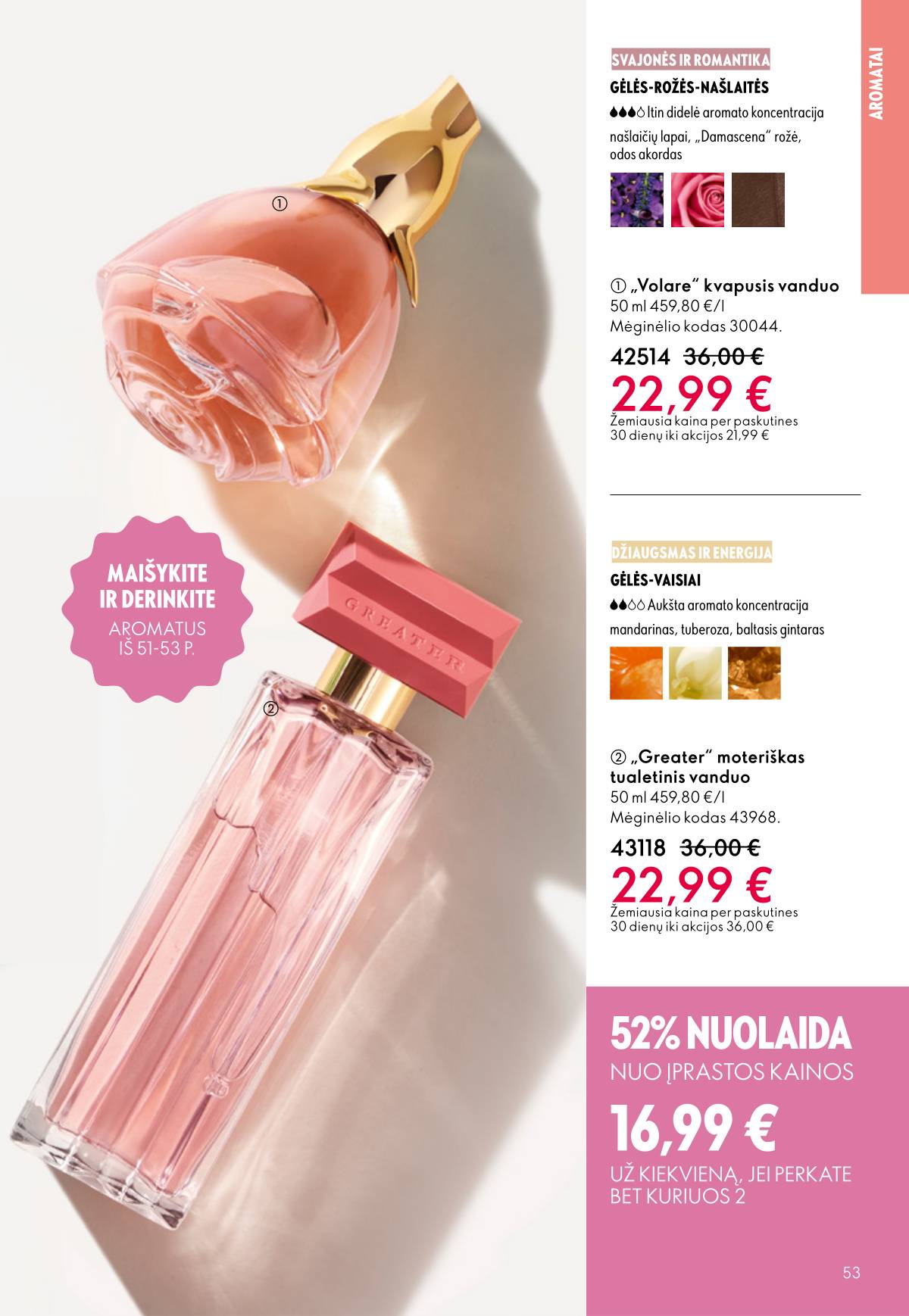 Oriflame - Oriflame akcijų katalogas 53 puslapis