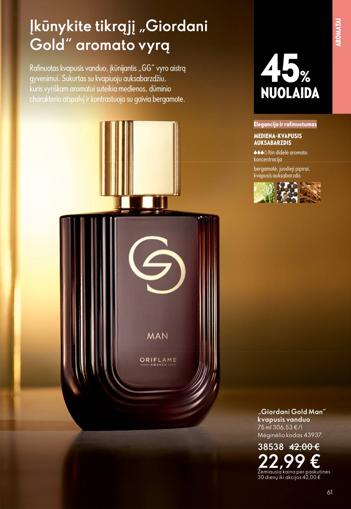 Oriflame - Oriflame akcijų katalogas 61 puslapis