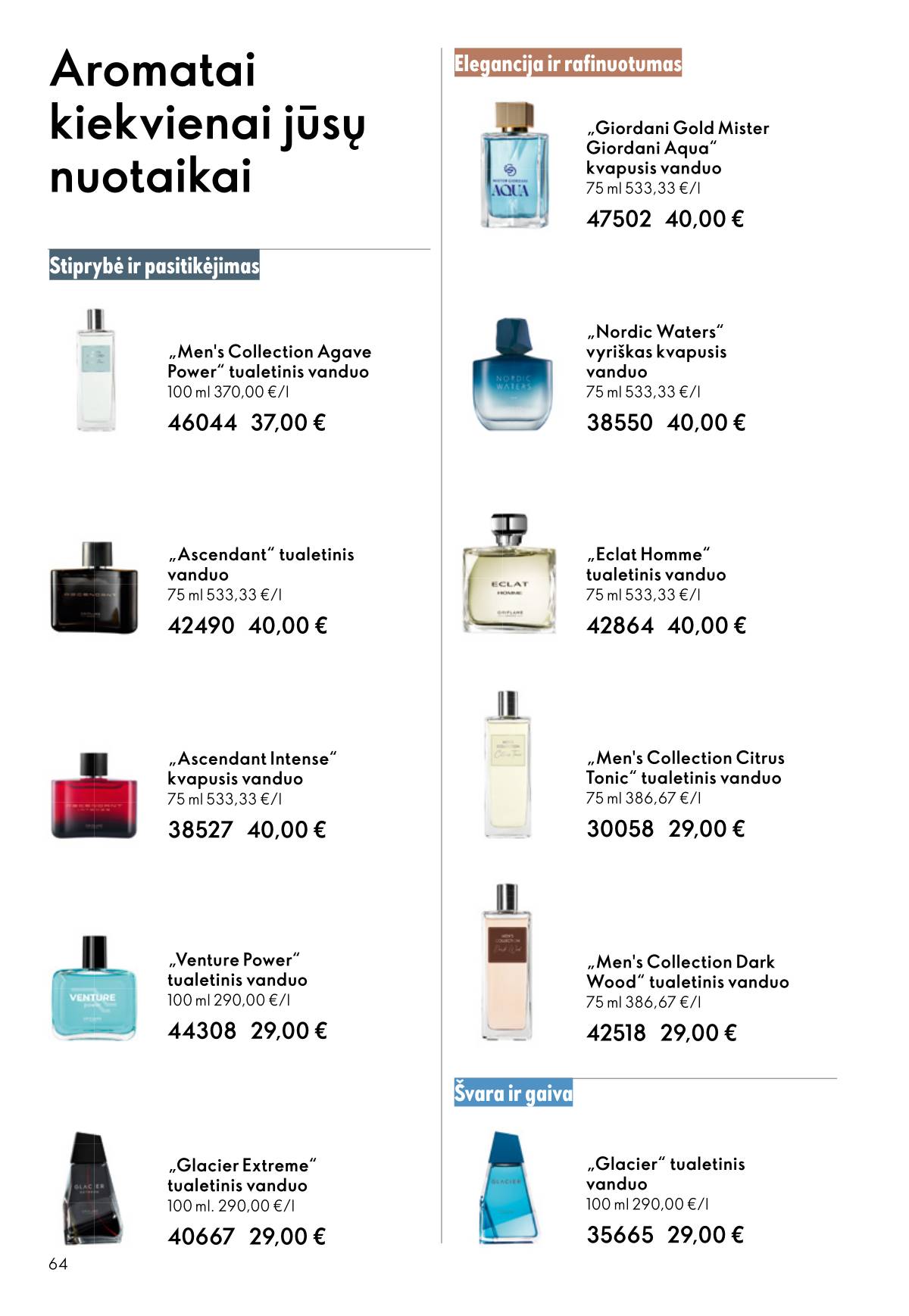Oriflame - Oriflame akcijų katalogas 64 puslapis