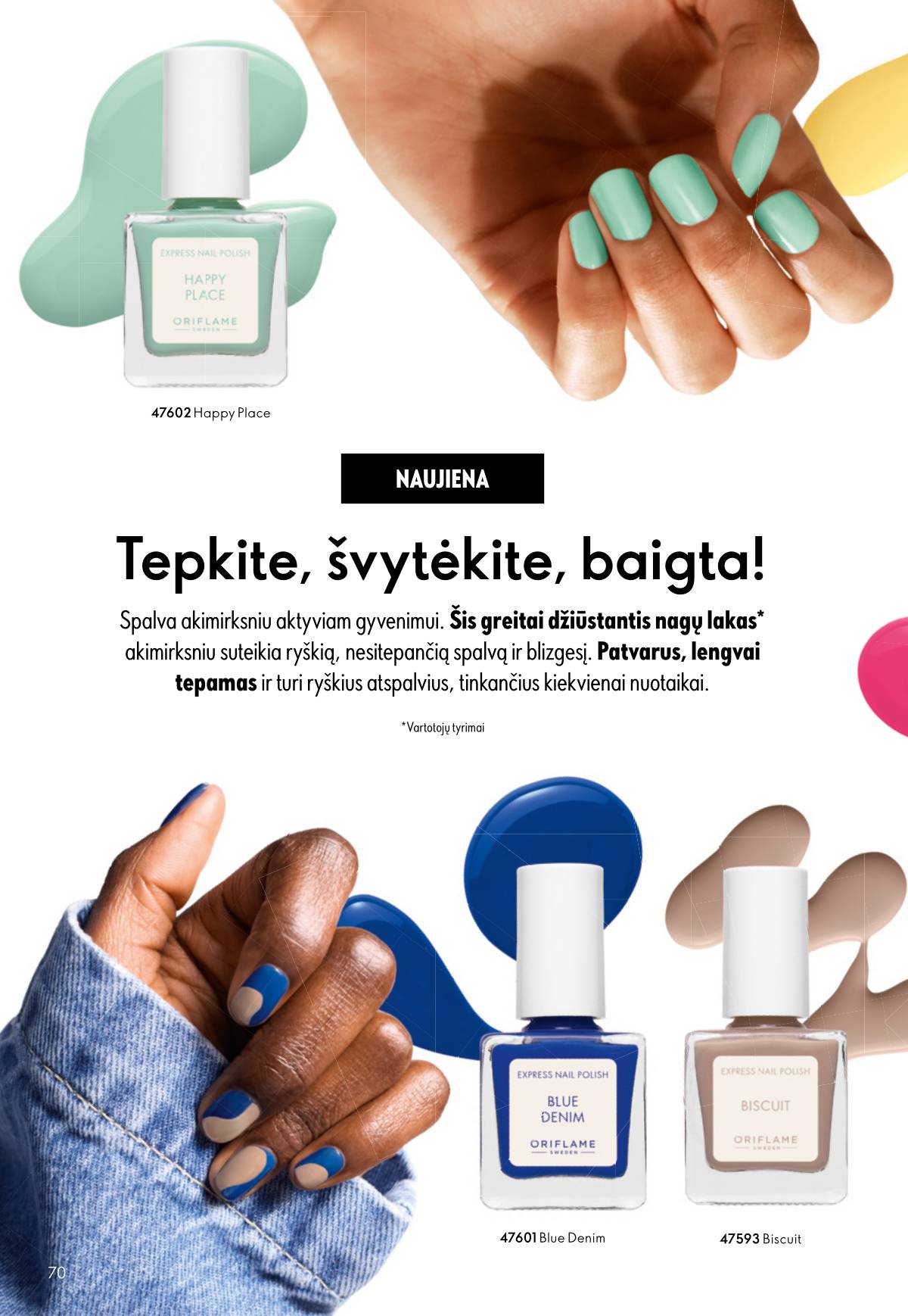 Oriflame - Oriflame akcijų katalogas 70 puslapis