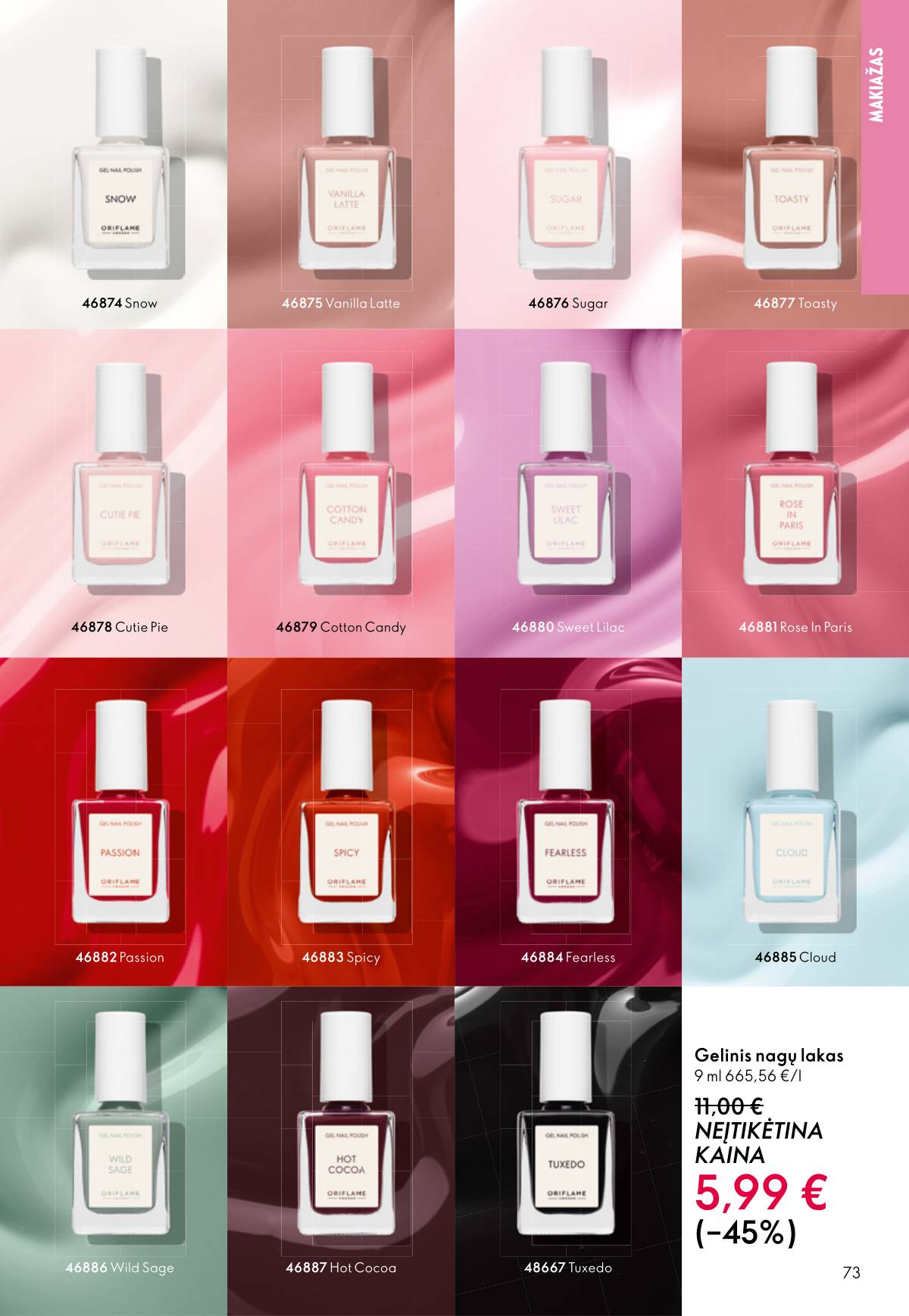Oriflame - Oriflame akcijų katalogas 73 puslapis
