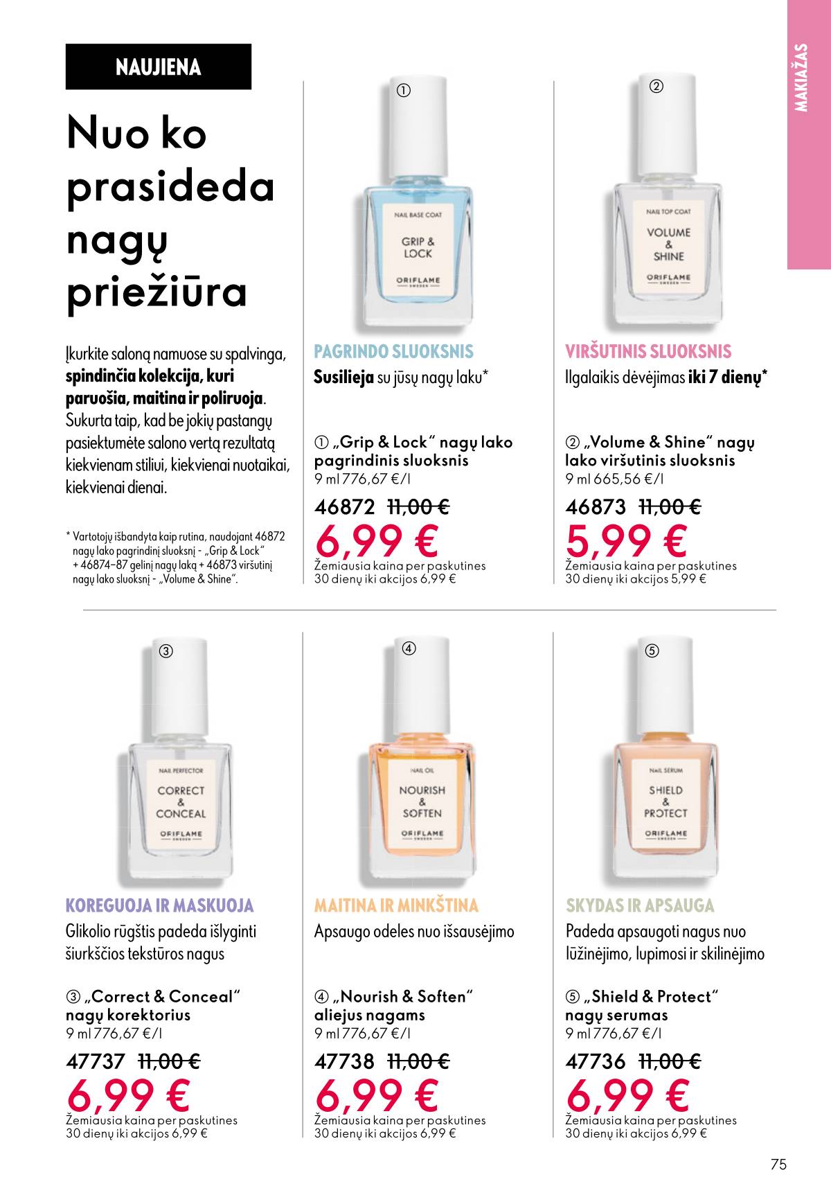 Oriflame - Oriflame akcijų katalogas 75 puslapis