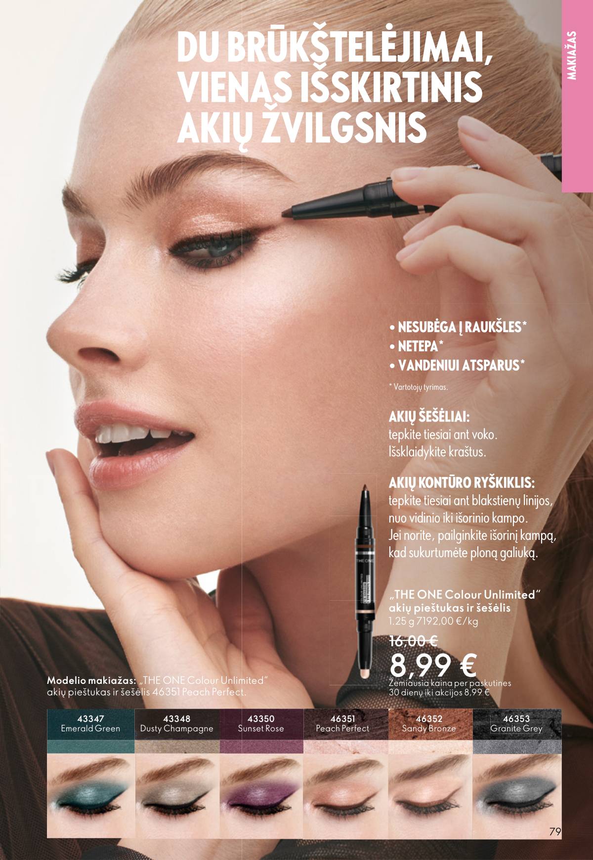 Oriflame - Oriflame akcijų katalogas 79 puslapis