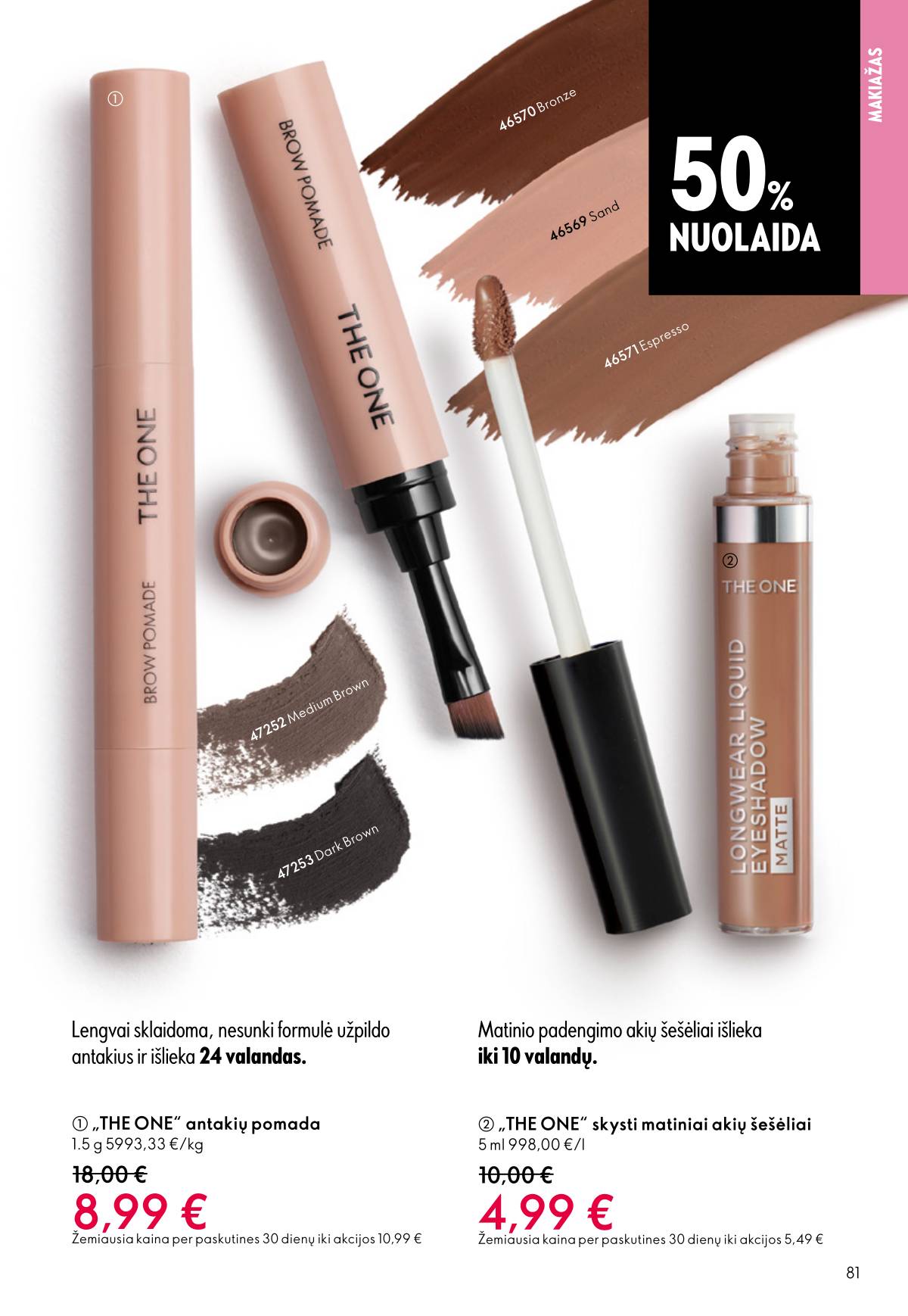 Oriflame - Oriflame akcijų katalogas 81 puslapis