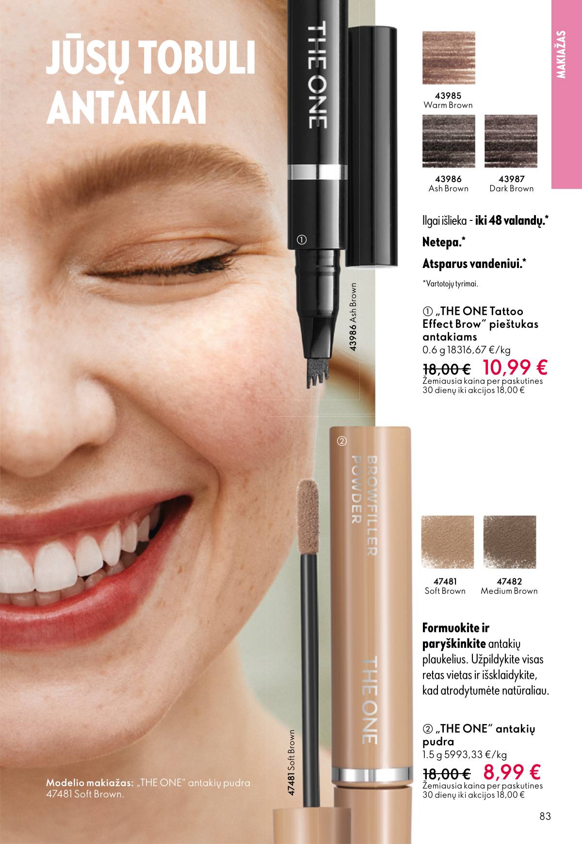 Oriflame - Oriflame akcijų katalogas 83 puslapis