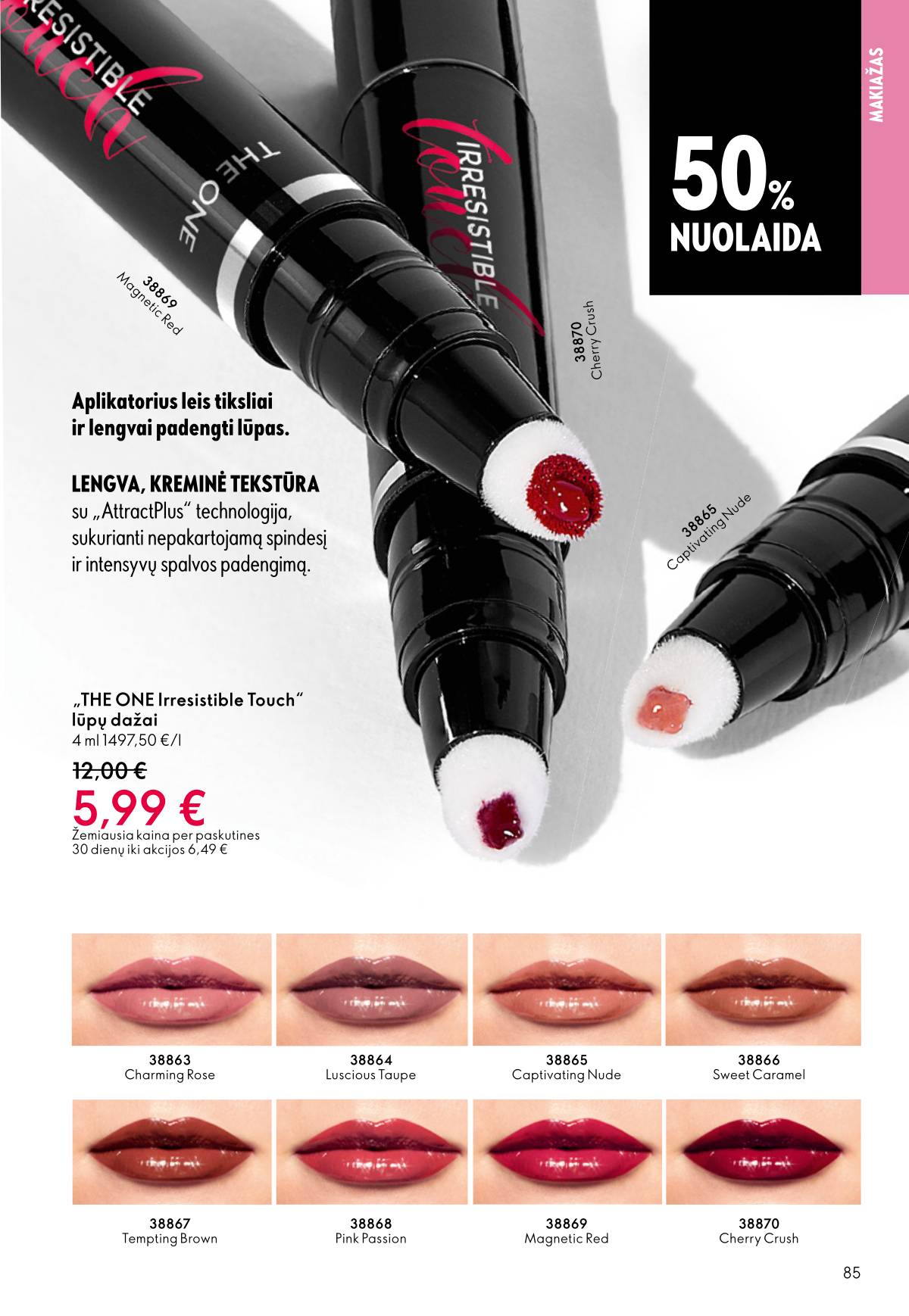 Oriflame - Oriflame akcijų katalogas 85 puslapis