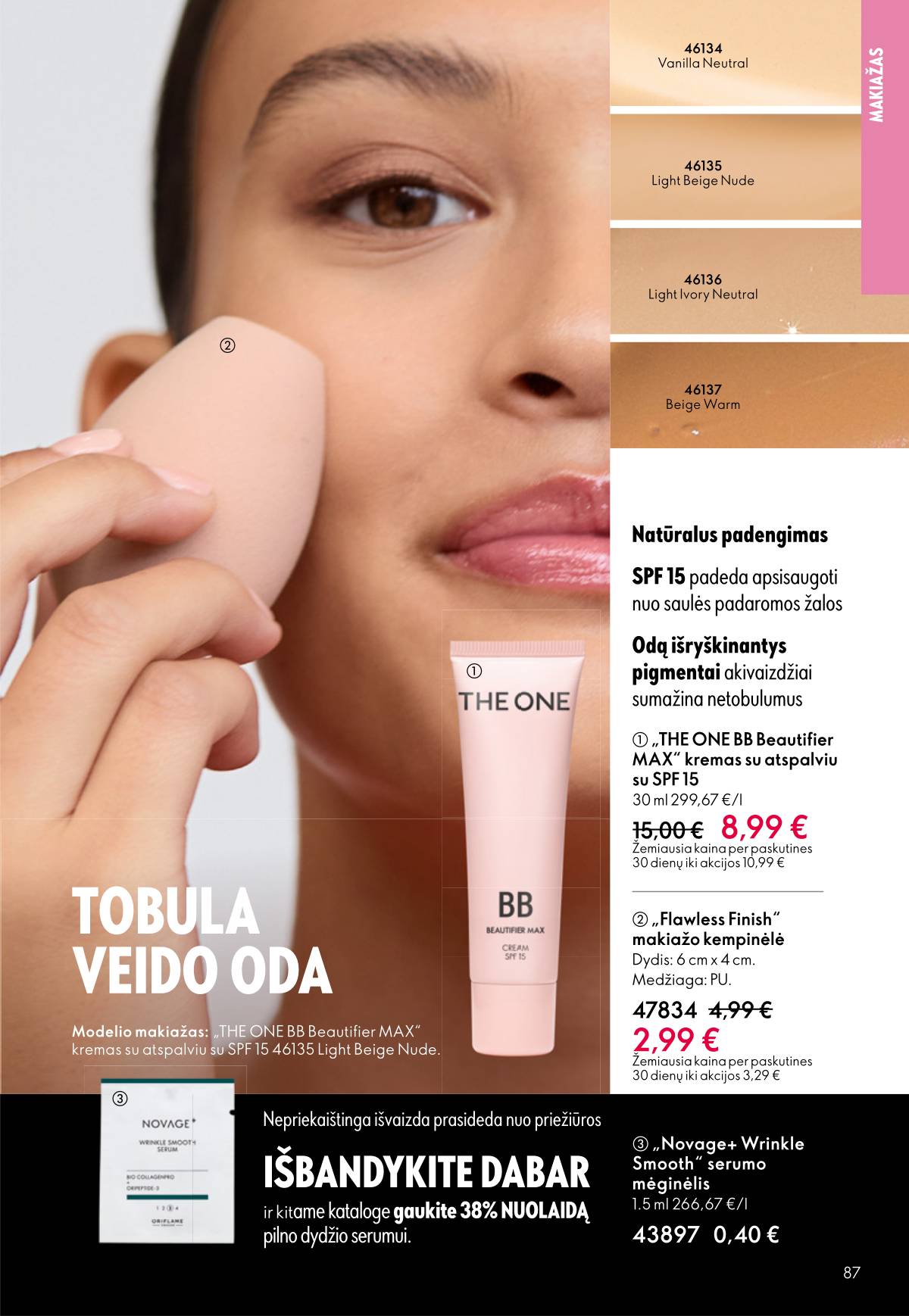 Oriflame - Oriflame akcijų katalogas 87 puslapis