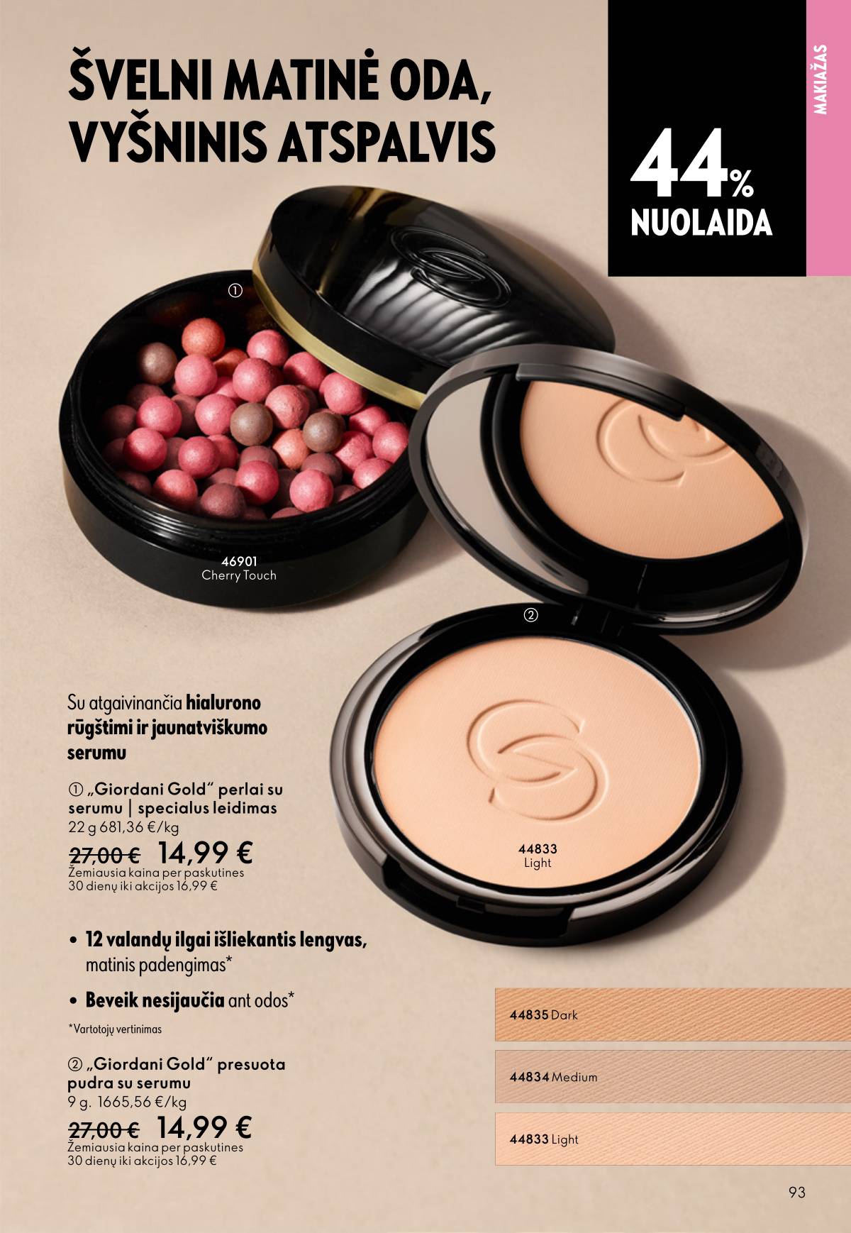 Oriflame - Oriflame akcijų katalogas 93 puslapis