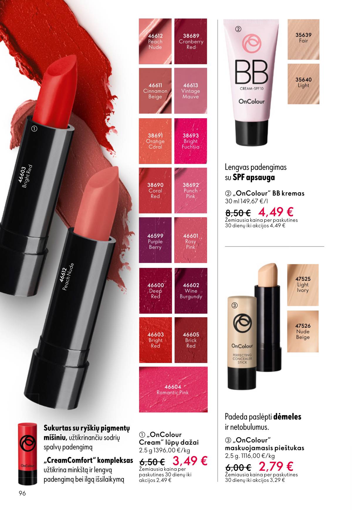 Oriflame - Oriflame akcijų katalogas 96 puslapis