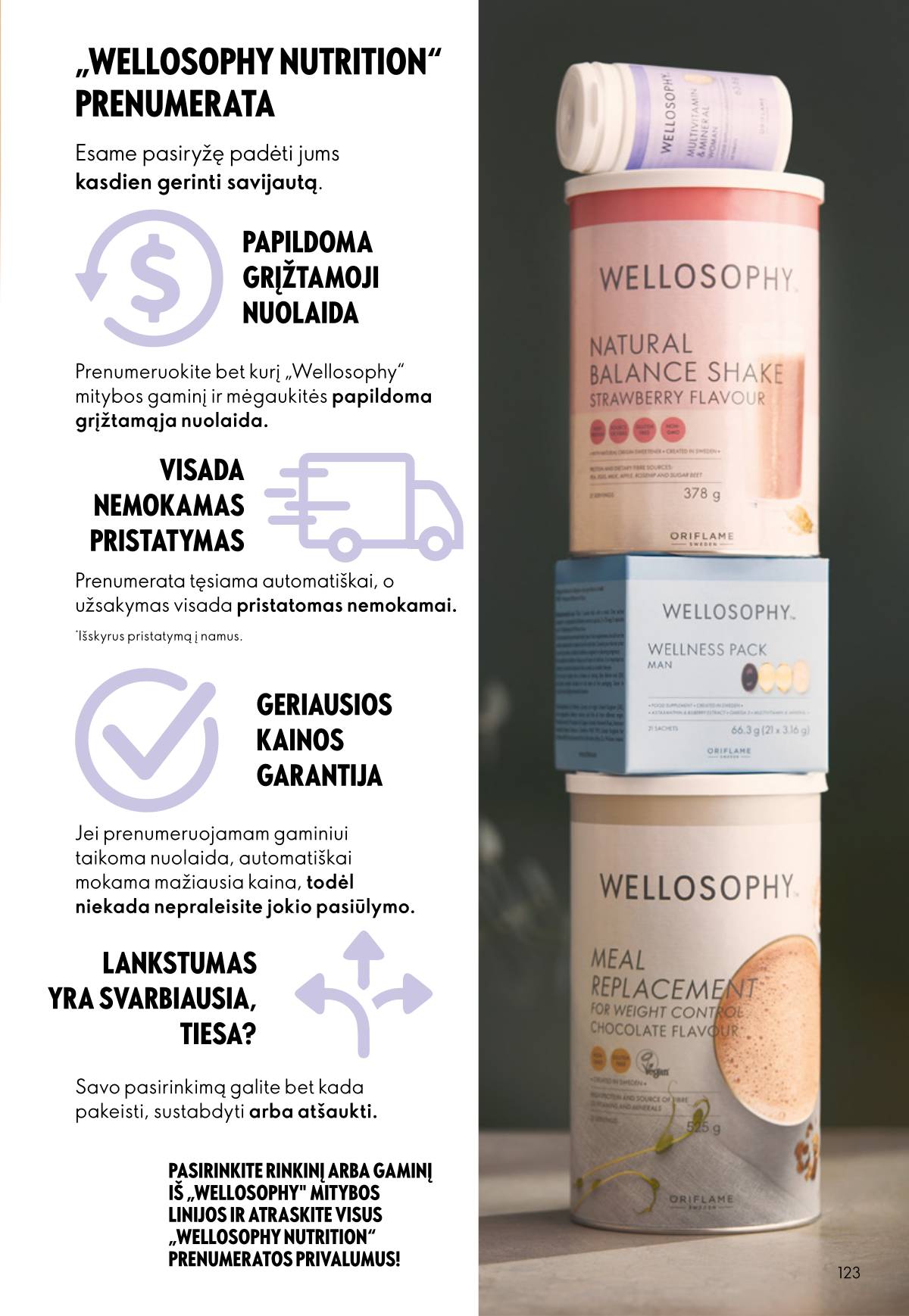 Oriflame - Oriflame akcijų katalogas 123 puslapis