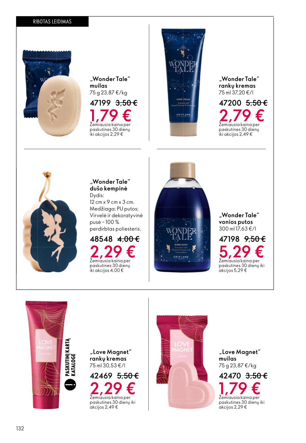 Oriflame - Oriflame akcijų katalogas 132 puslapis
