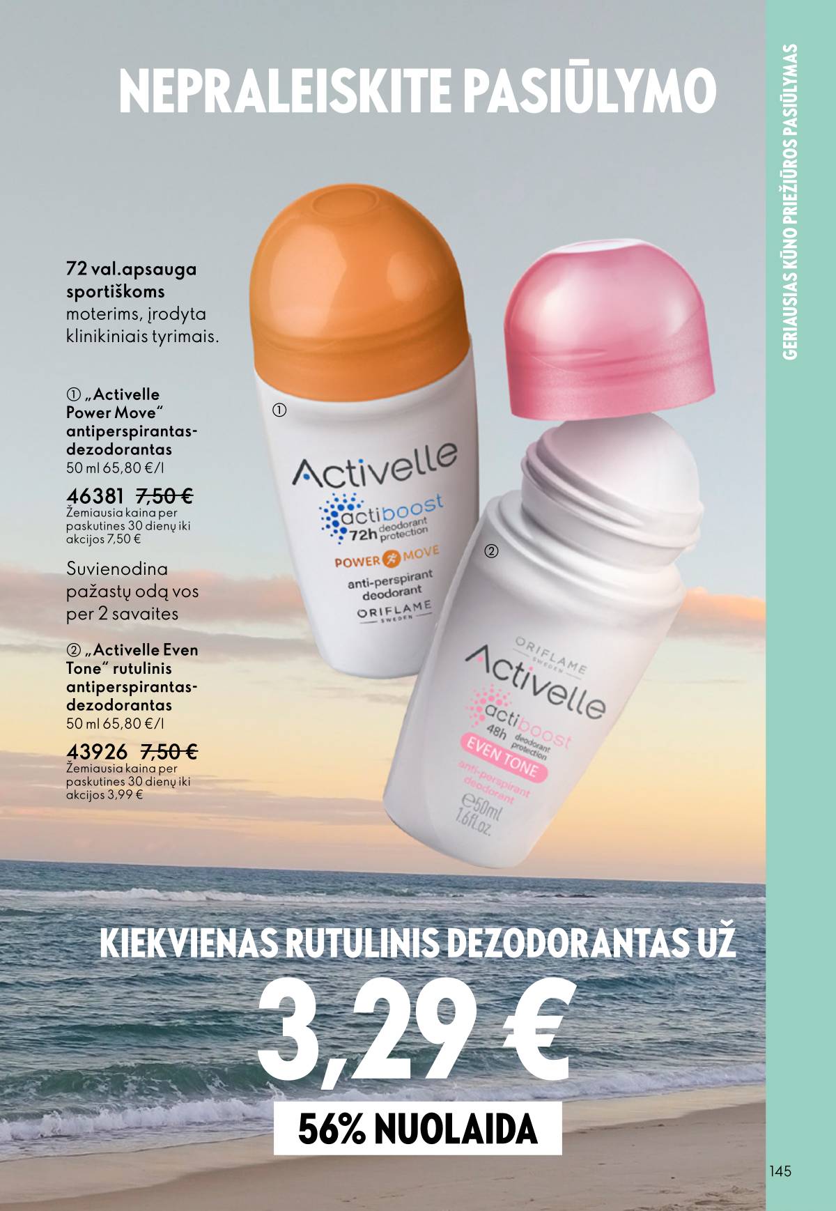 Oriflame - Oriflame akcijų katalogas 145 puslapis