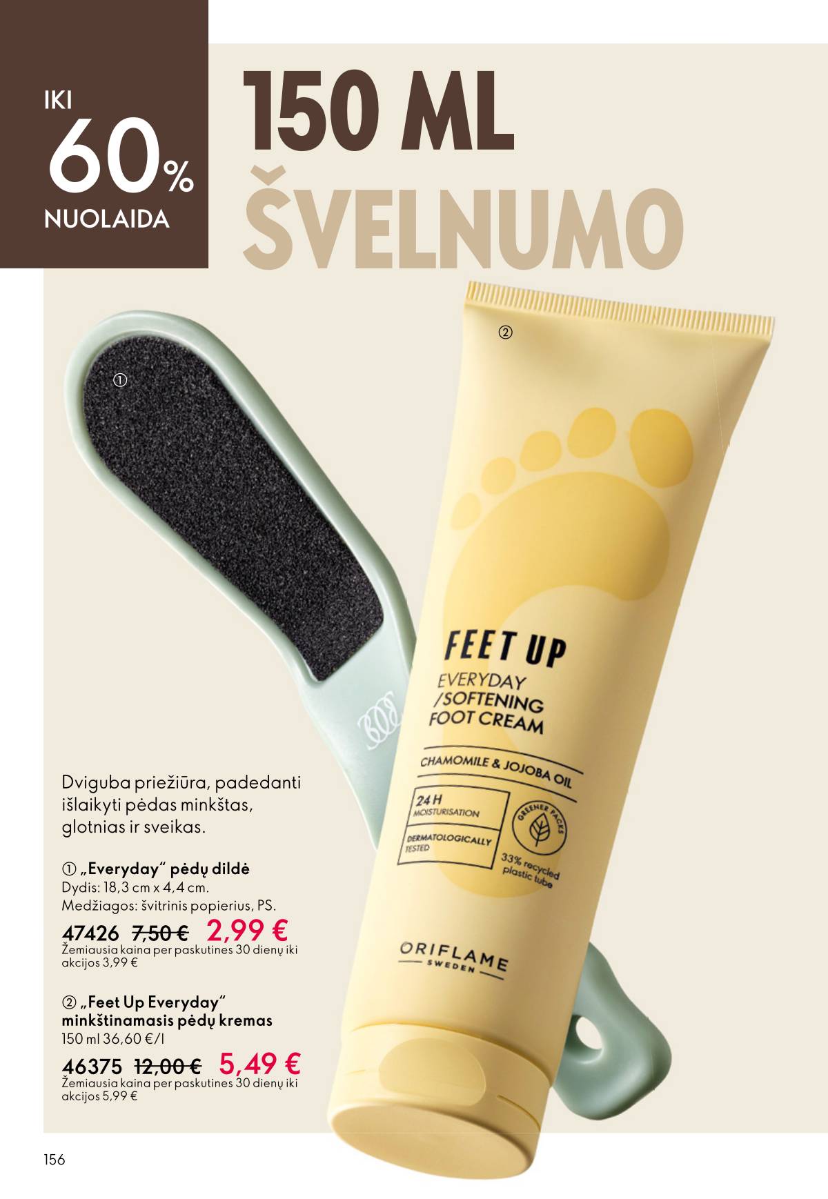 Oriflame - Oriflame akcijų katalogas 156 puslapis