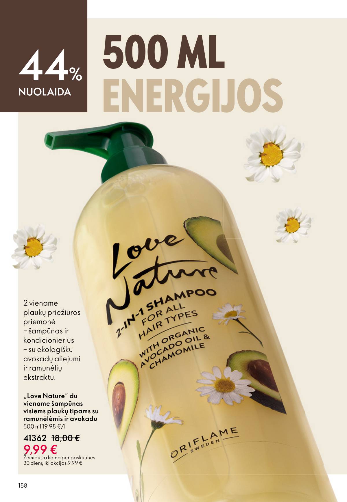 Oriflame - Oriflame akcijų katalogas 158 puslapis