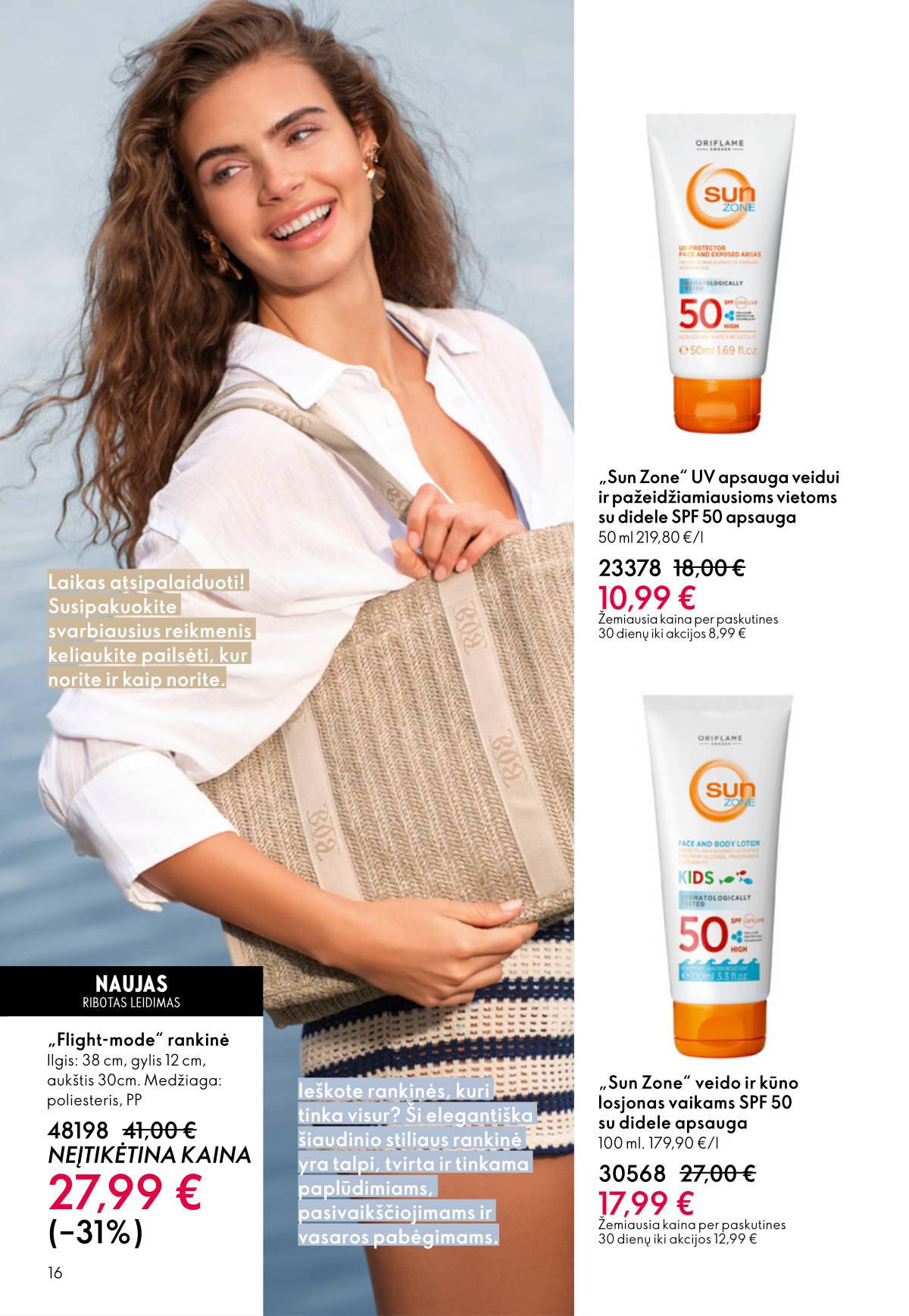 Oriflame - Oriflame akcijų katalogas 16 puslapis