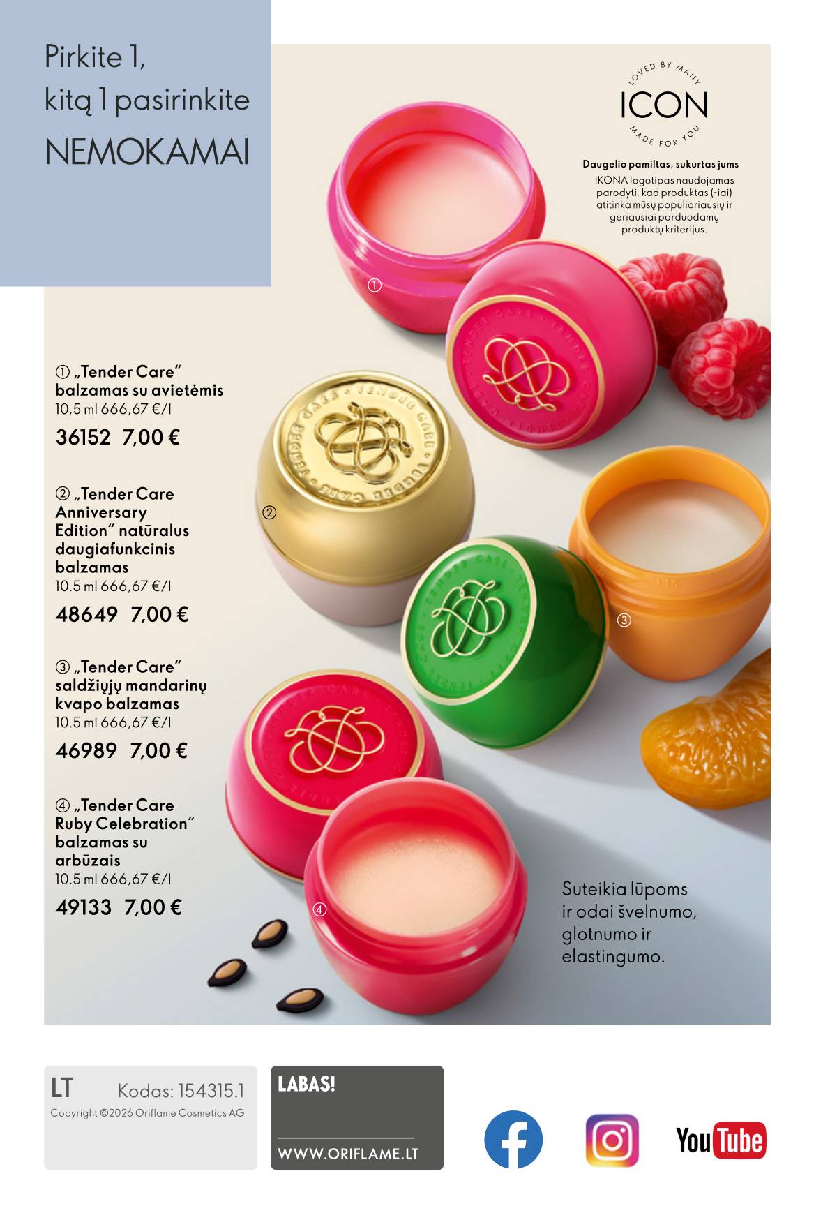 Oriflame - Oriflame akcijų katalogas 164 puslapis