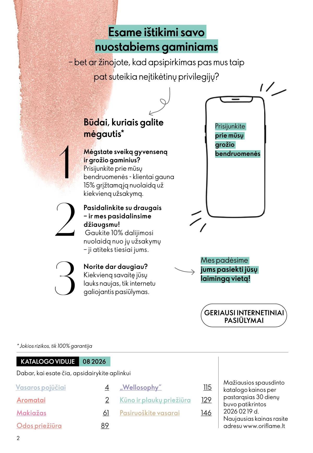 Oriflame - Oriflame akcijų katalogas 2 puslapis