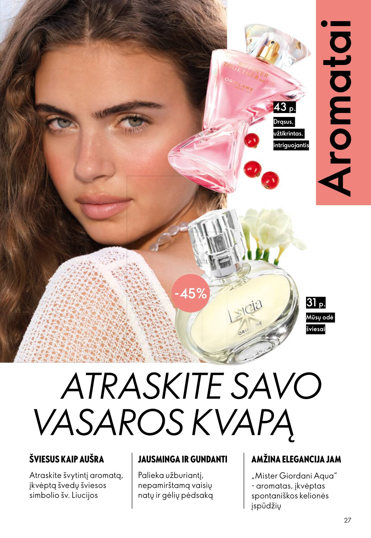 Oriflame - Oriflame akcijų katalogas 27 puslapis
