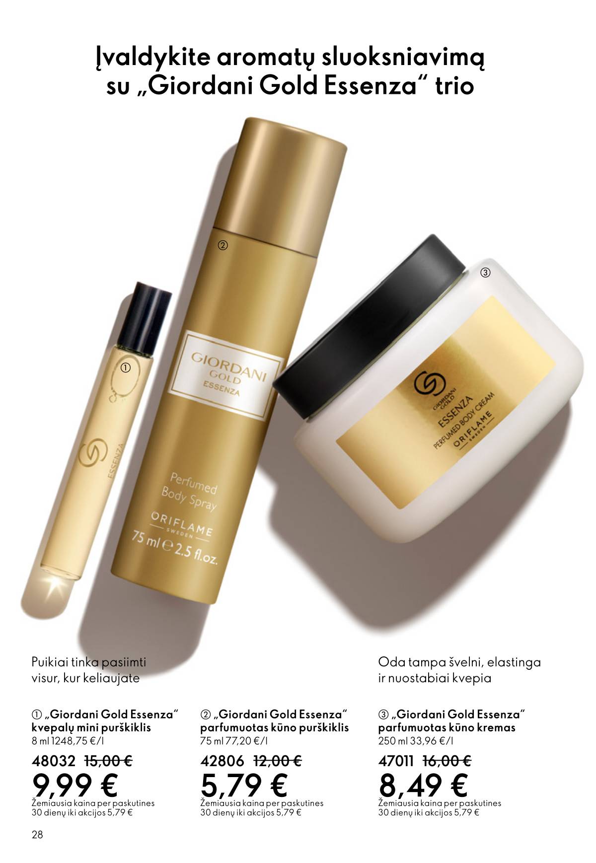 Oriflame - Oriflame akcijų katalogas 28 puslapis