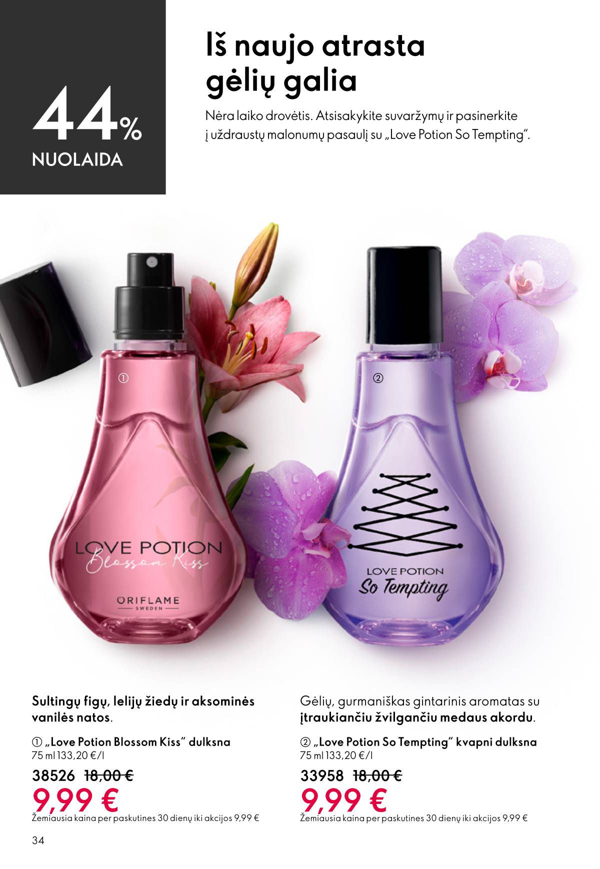 Oriflame - Oriflame akcijų katalogas 34 puslapis