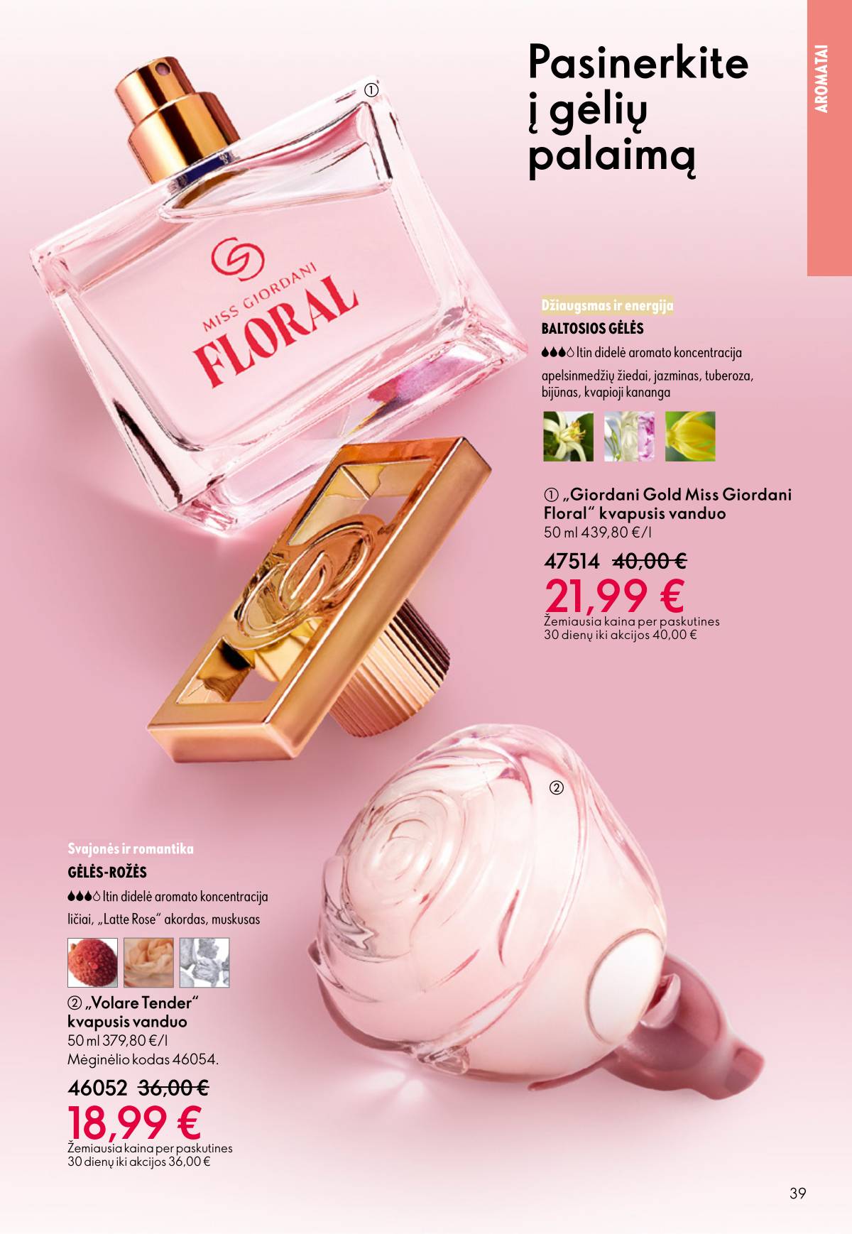 Oriflame - Oriflame akcijų katalogas 39 puslapis