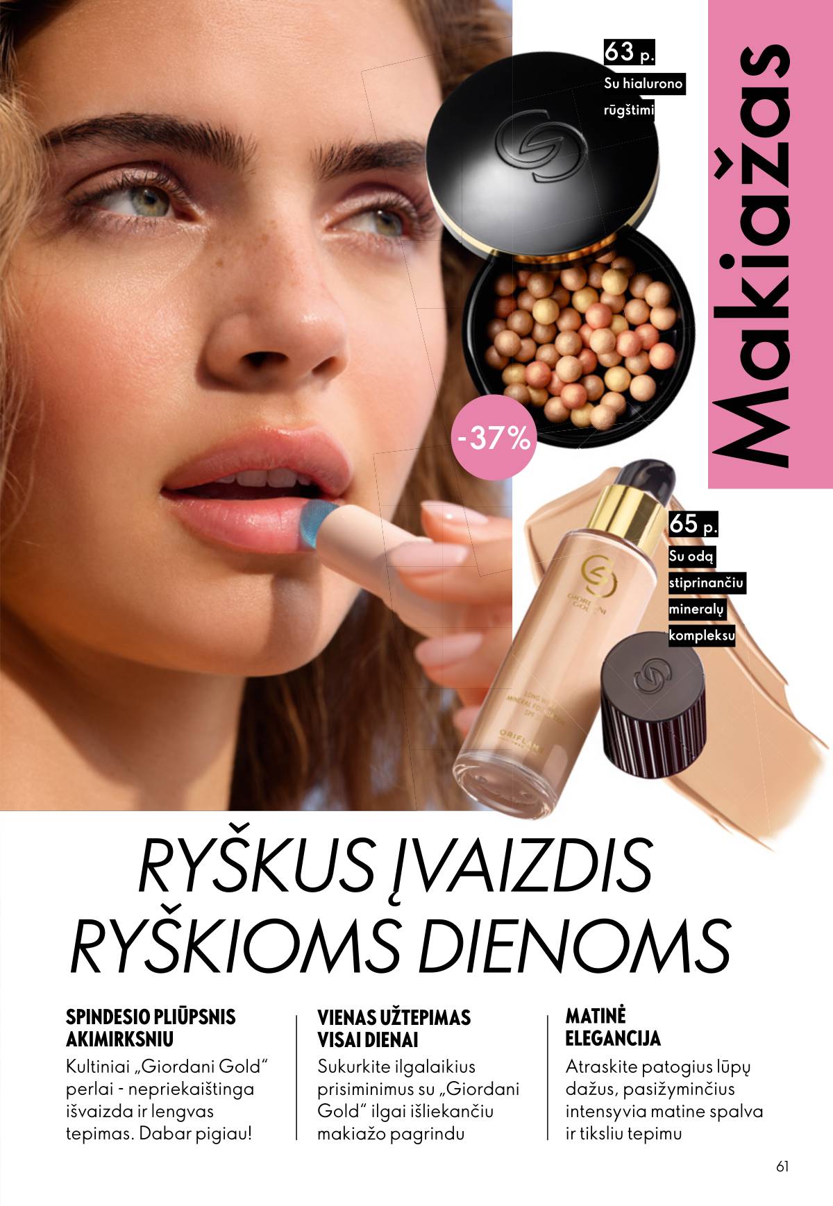 Oriflame - Oriflame akcijų katalogas 61 puslapis