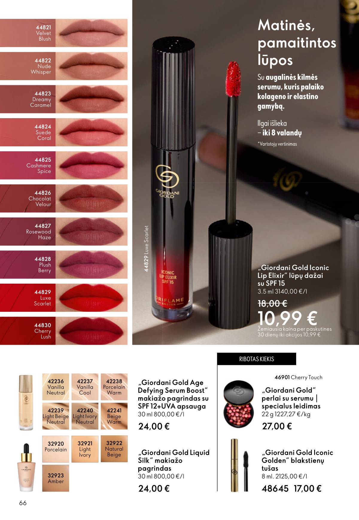 Oriflame - Oriflame akcijų katalogas 66 puslapis