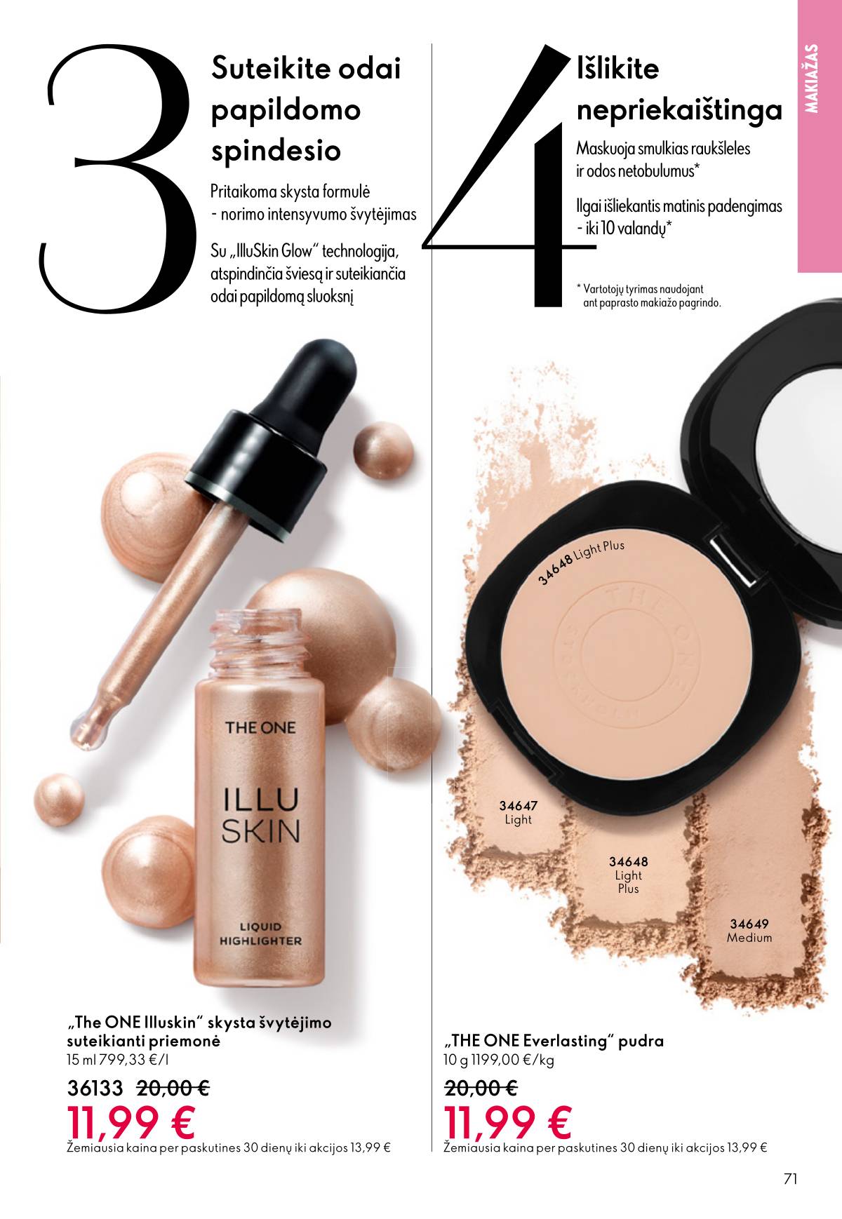Oriflame - Oriflame akcijų katalogas 71 puslapis